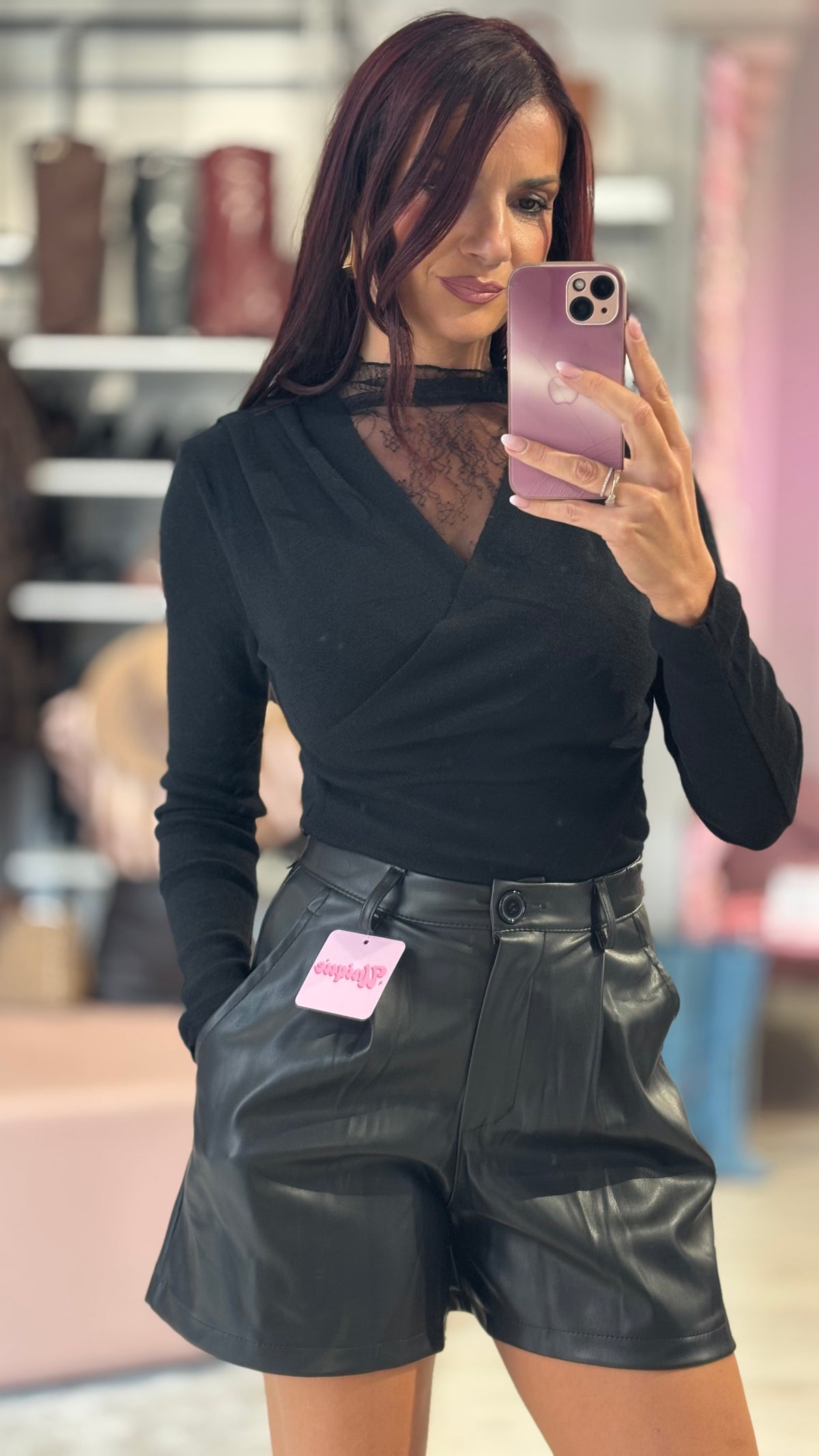 Pantaloncino Ecopelle