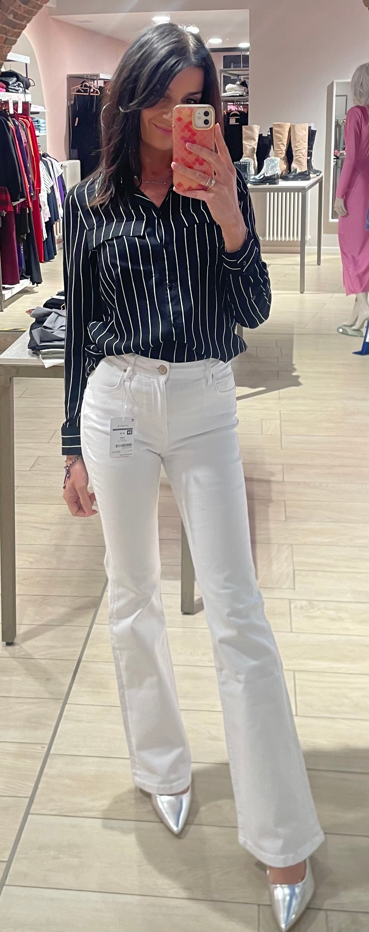 Jeans Zampa White