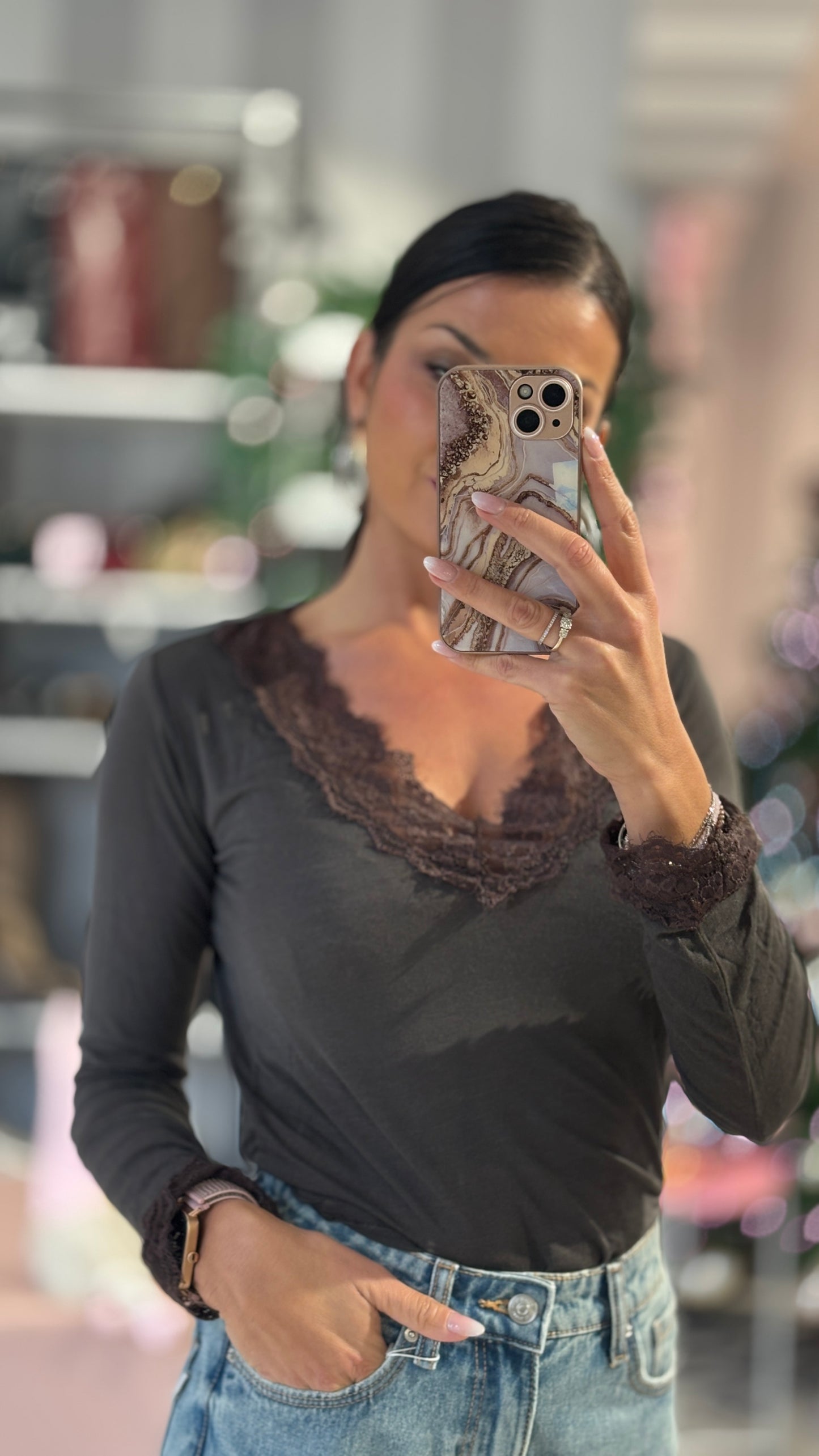 Maglia misto lana