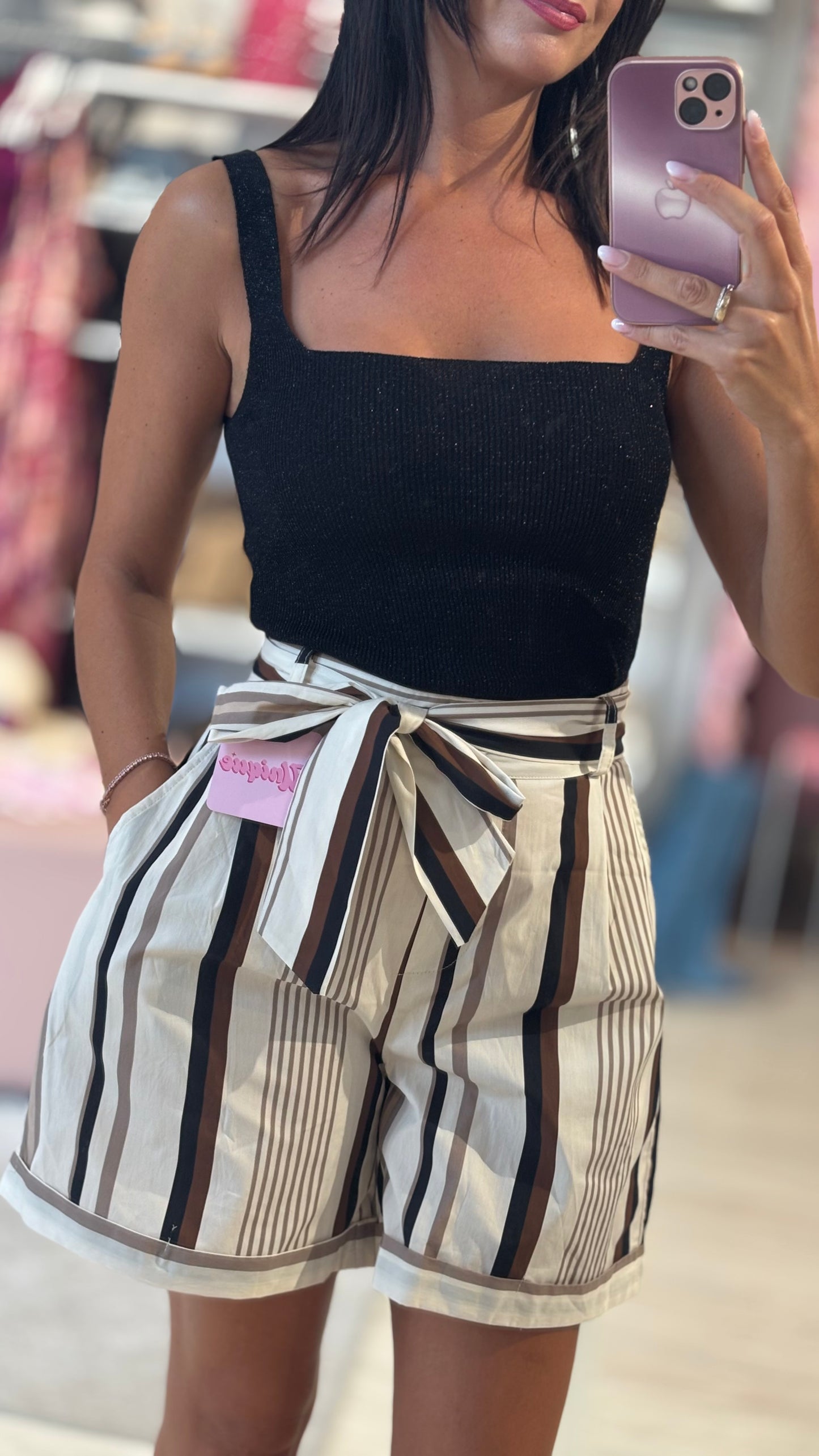 Canotta Lurex Crop