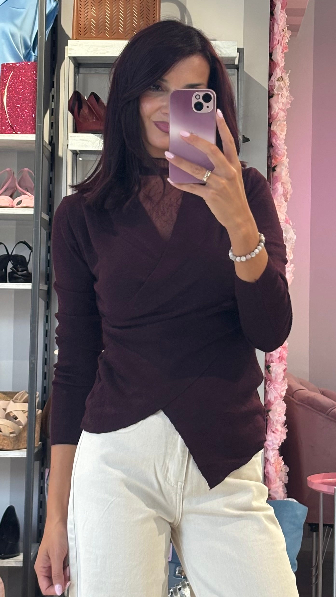 Maglia Pizzo Incrocio