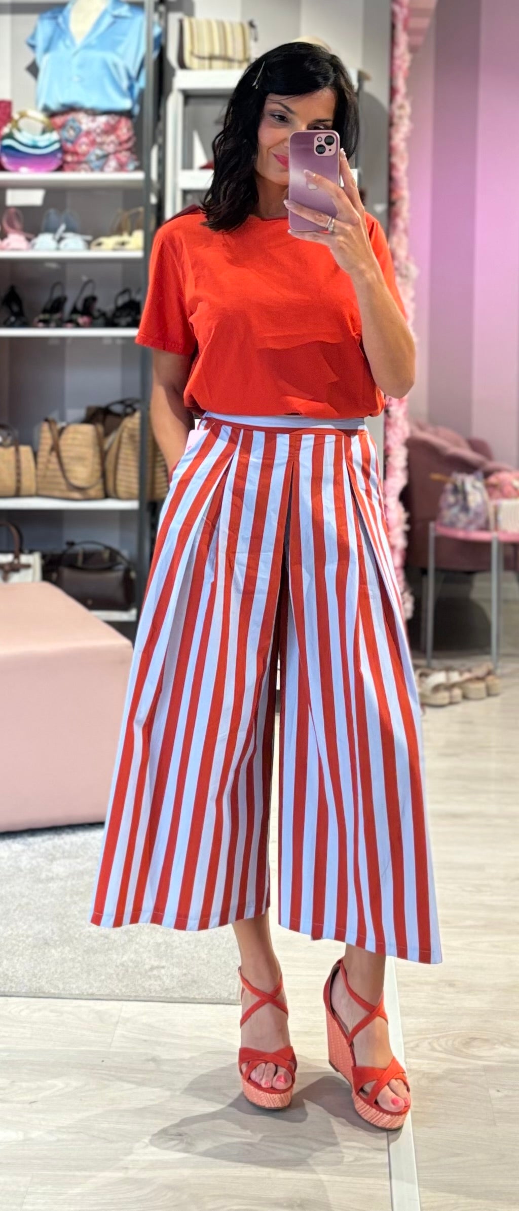 Pantalone Righe