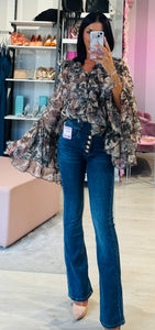 Jeans Zampa bottoni