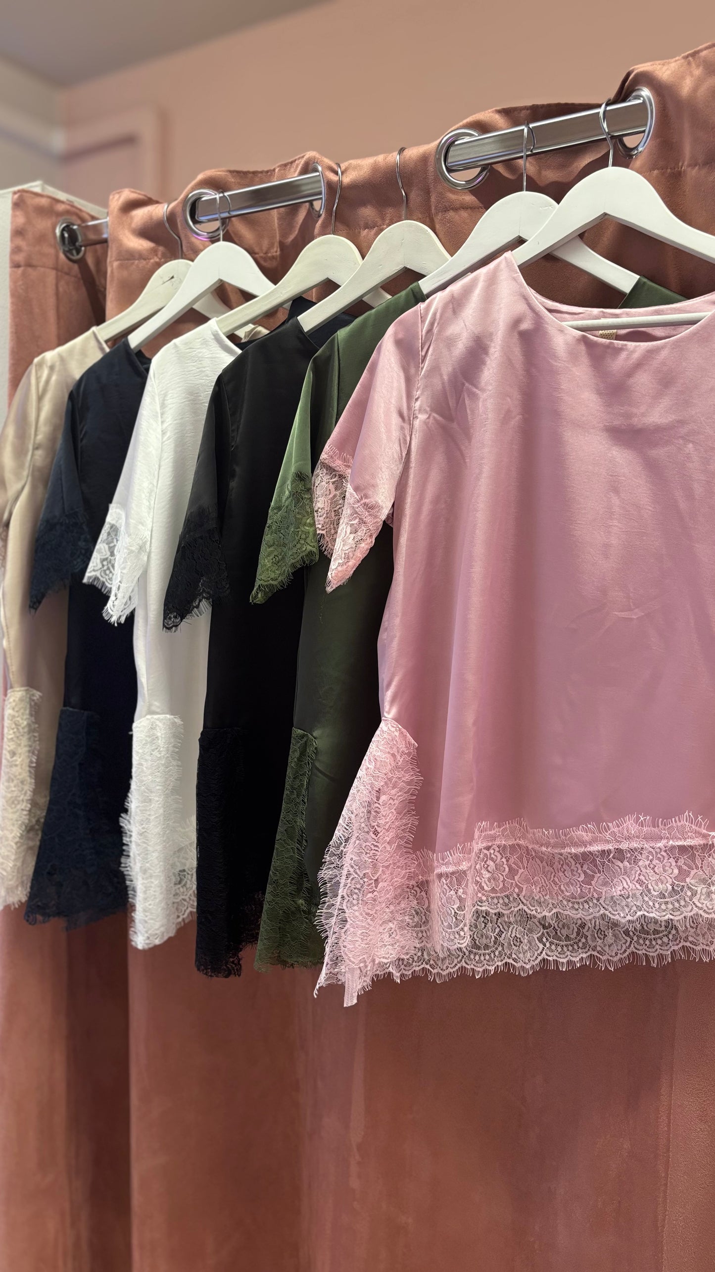 Maglia Pizzo Satin