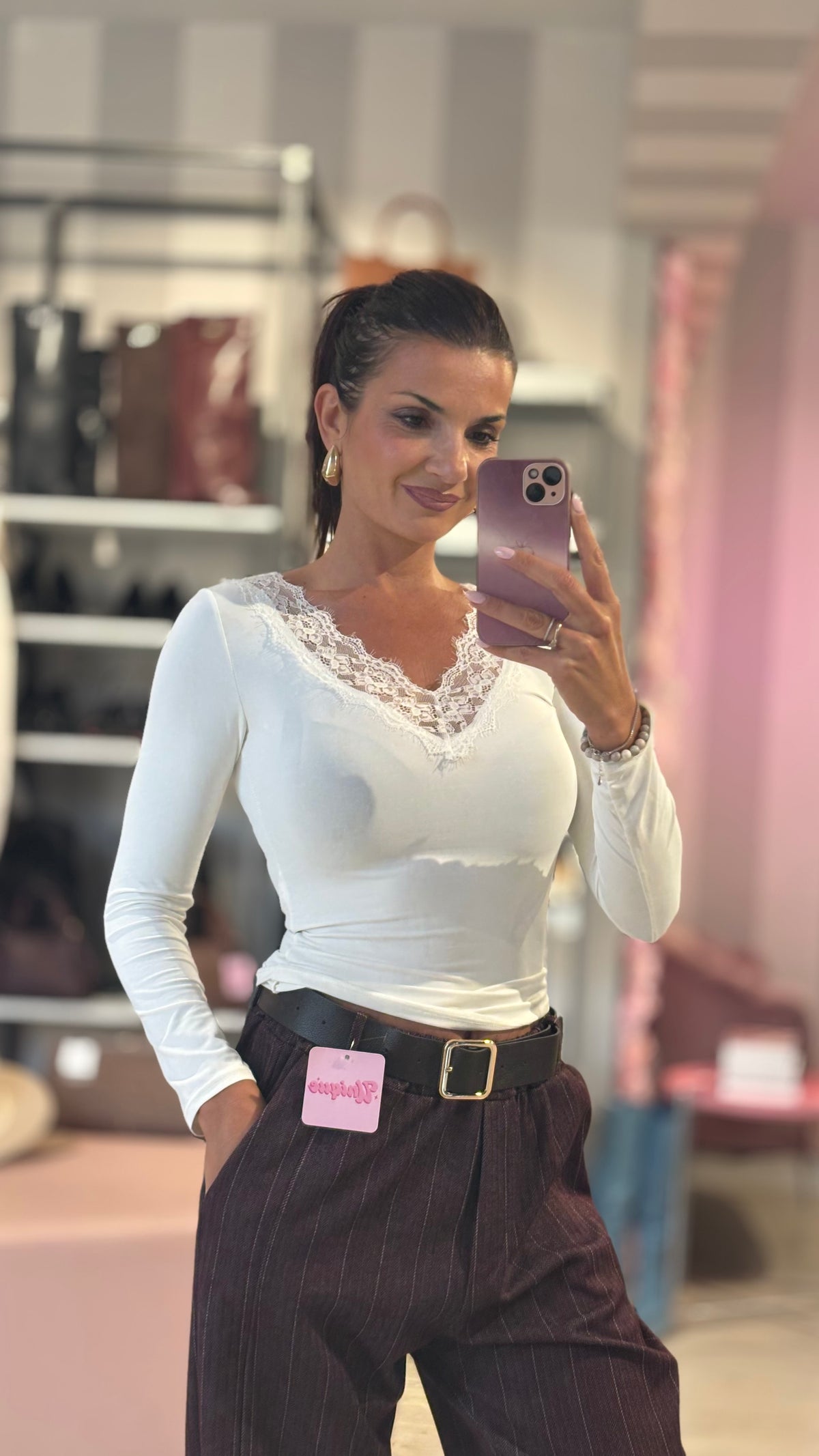Maglia Basic Pizzo