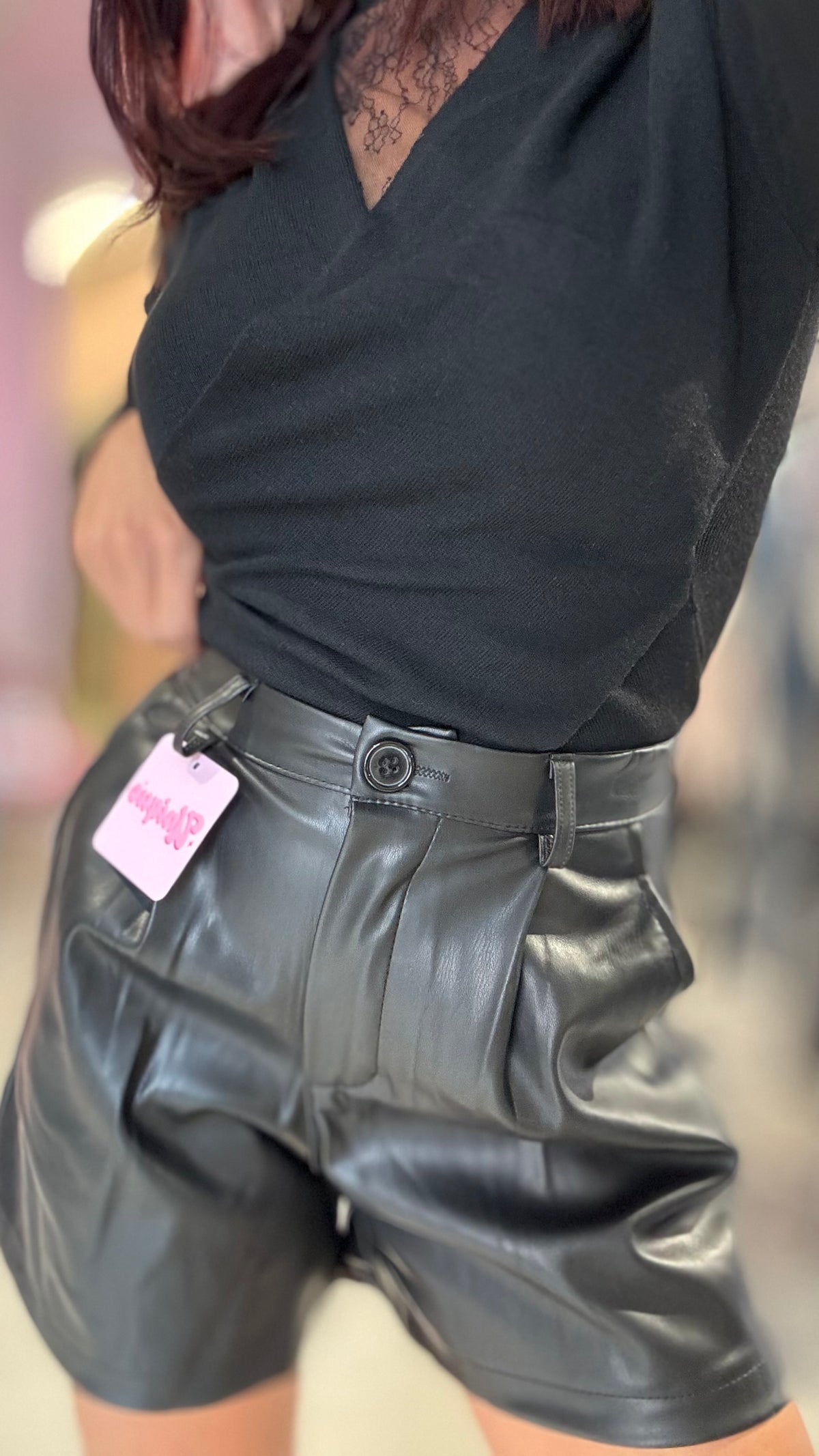Pantaloncino Ecopelle