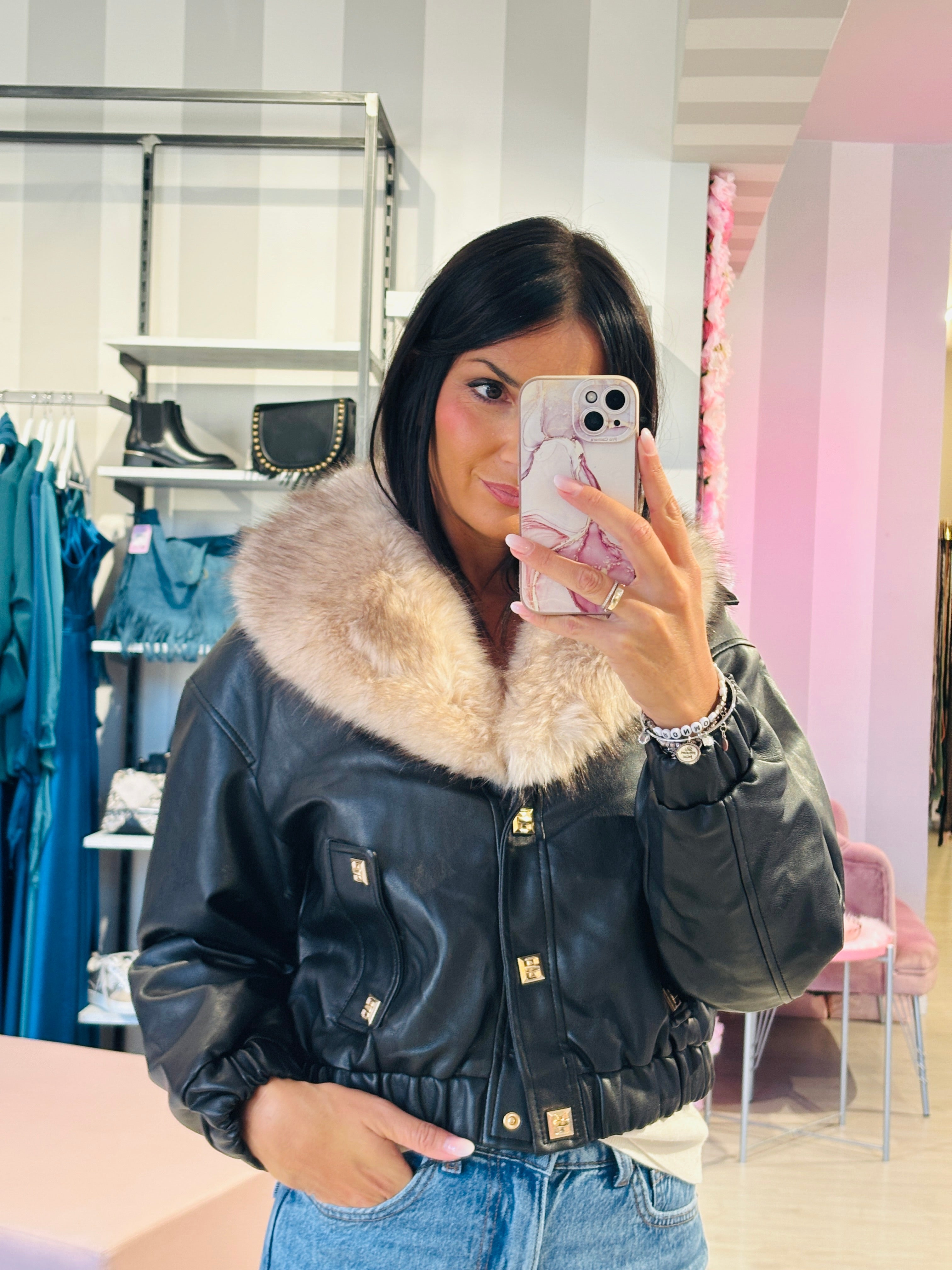 Bomber Ecopelliccia