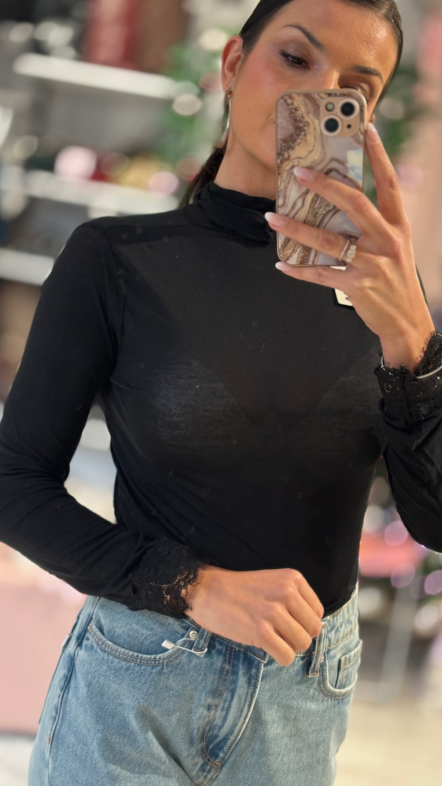 Maglia misto lana