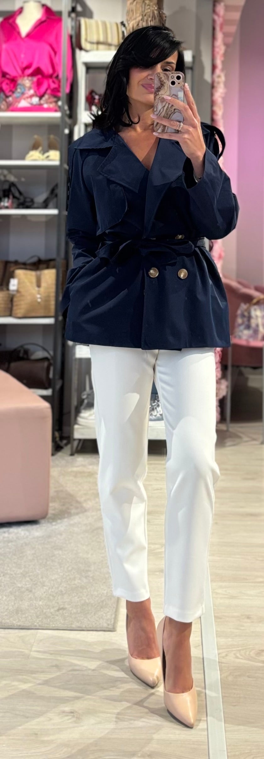 Trench skirt