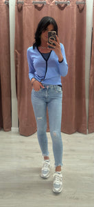 Jeans Skinny Strappi