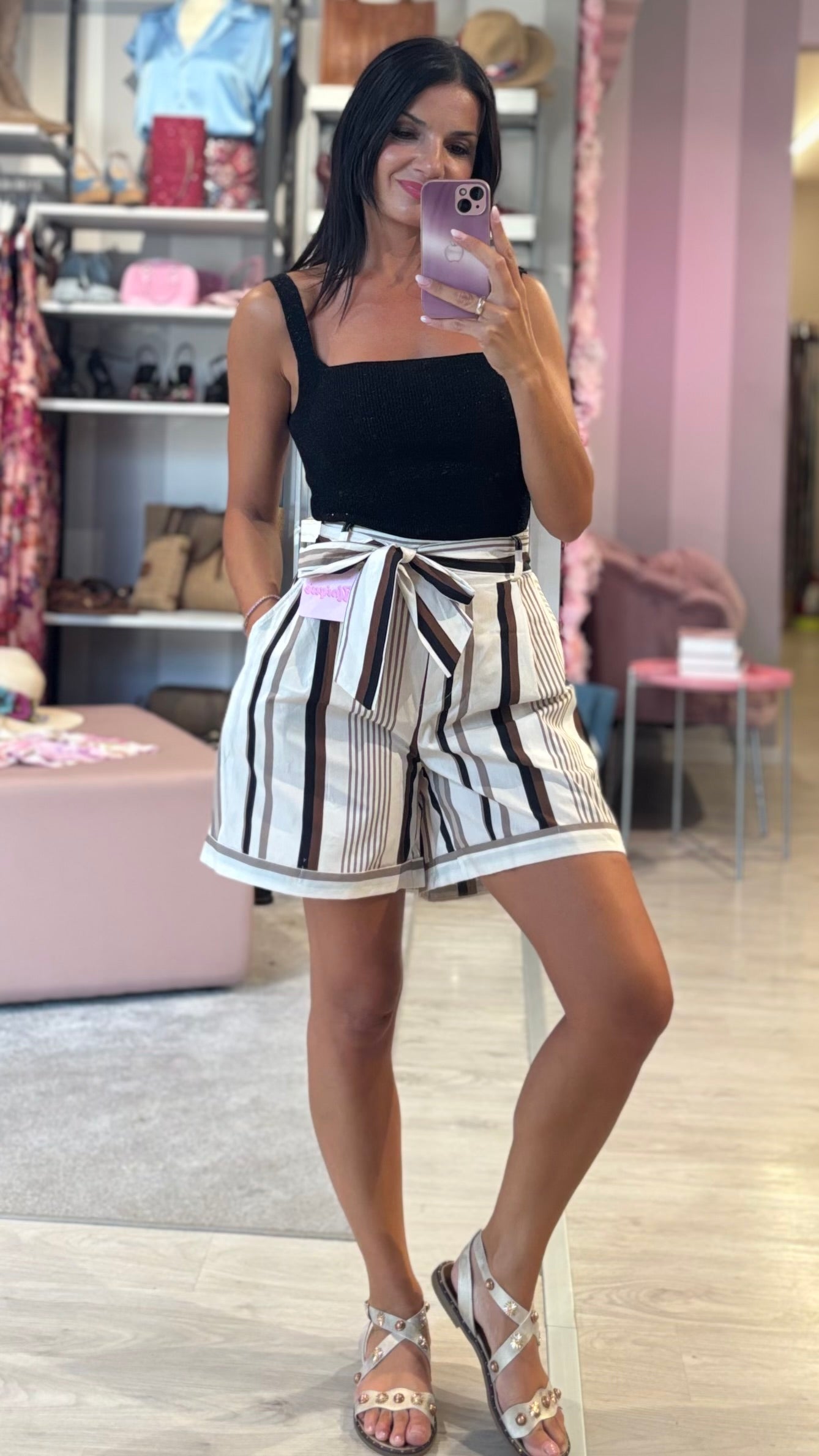 Canotta Lurex Crop