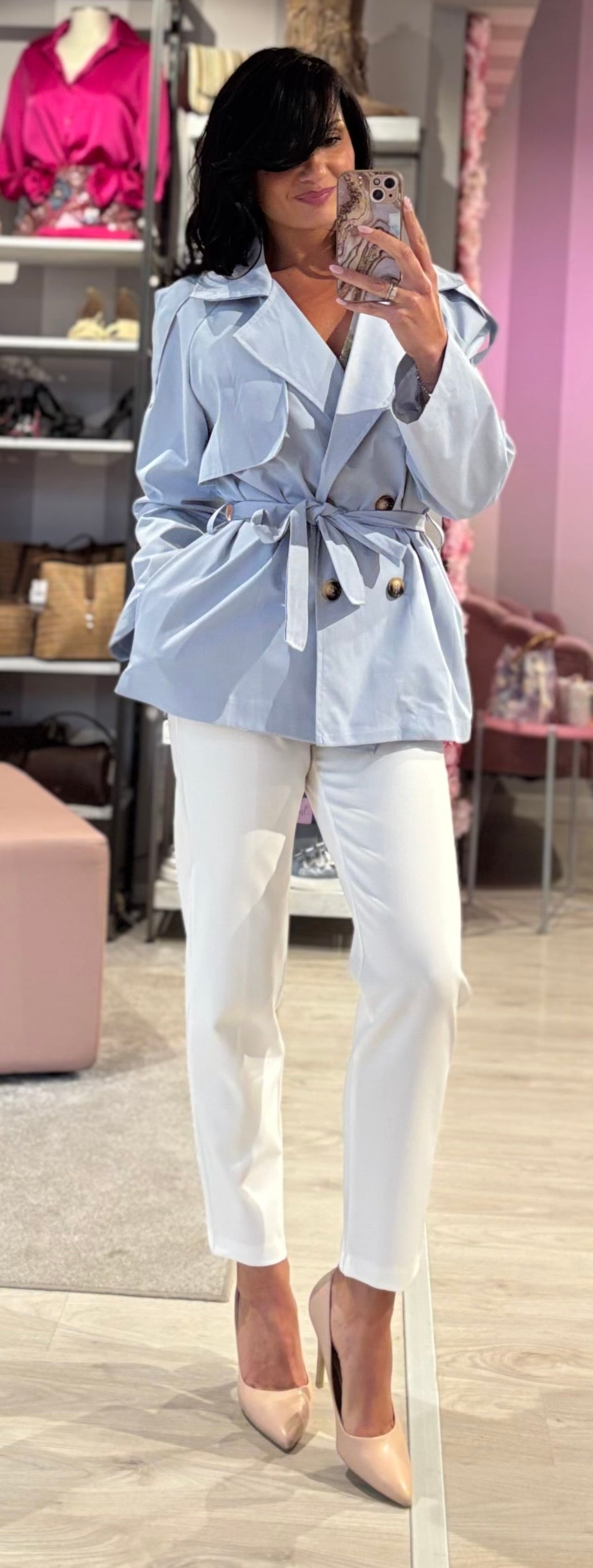 Trench skirt