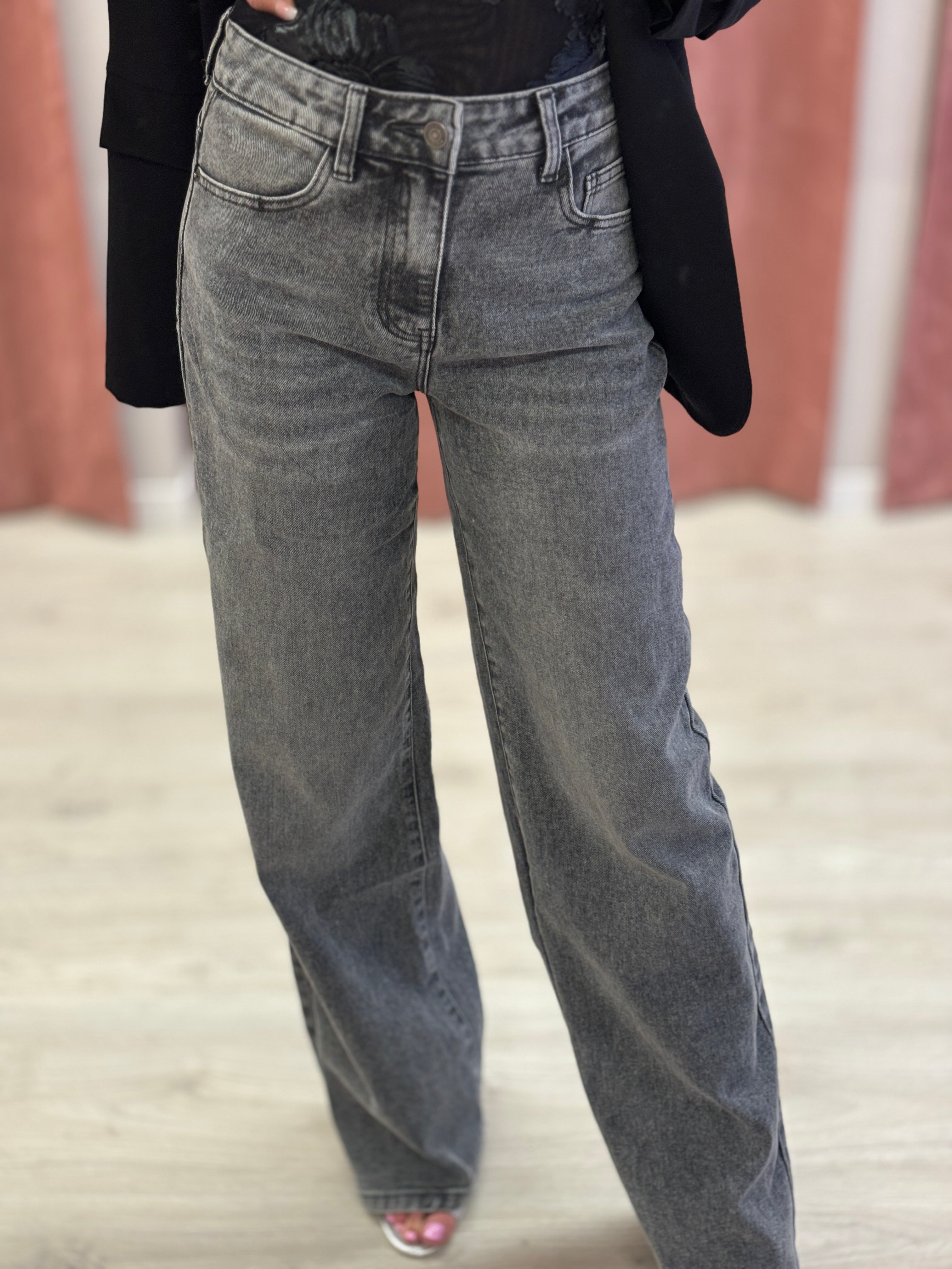 Jeans Palazzo Black