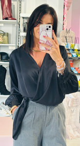Camicia Saten Nodo