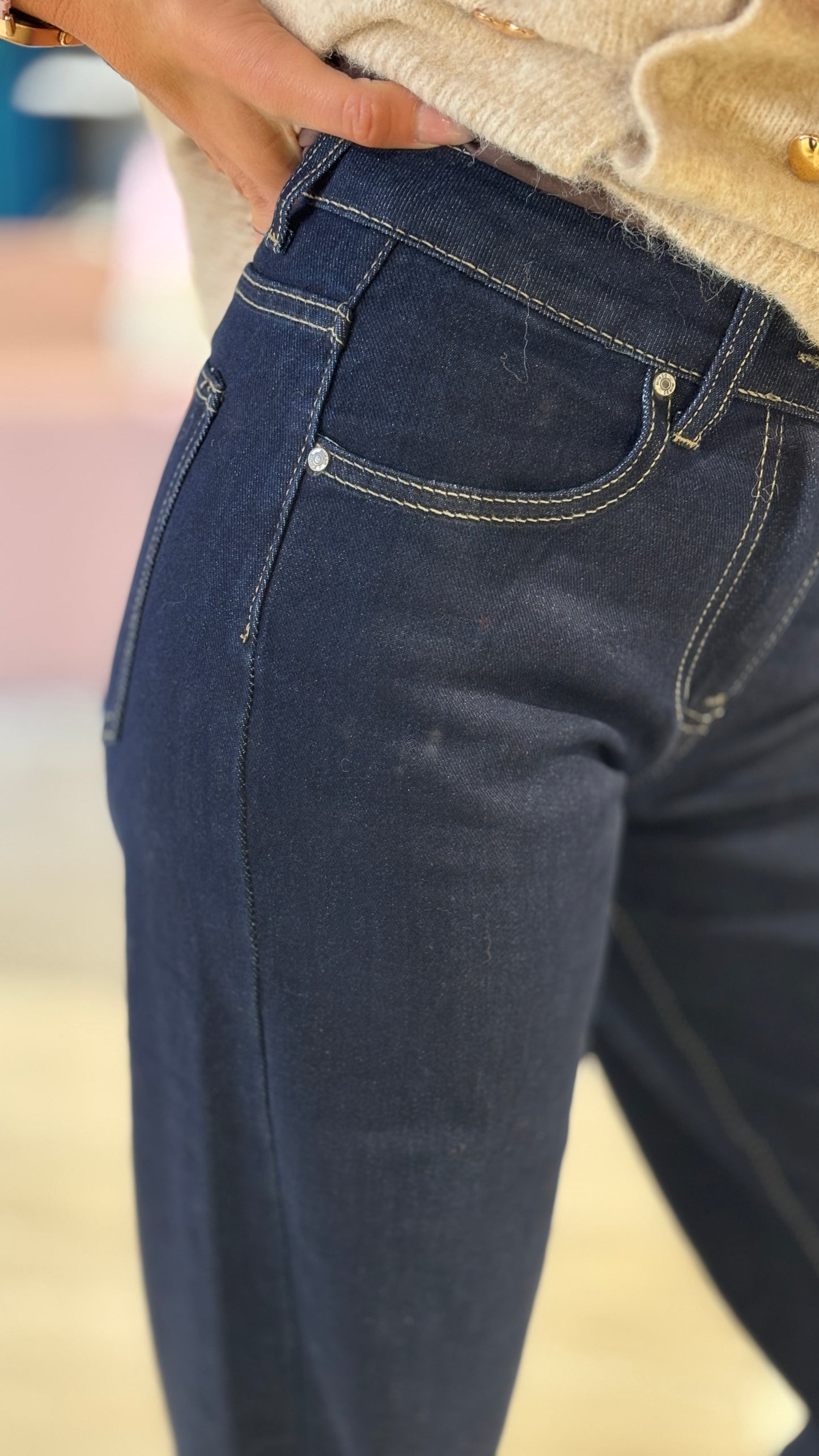 Jeans Palazzo Blu