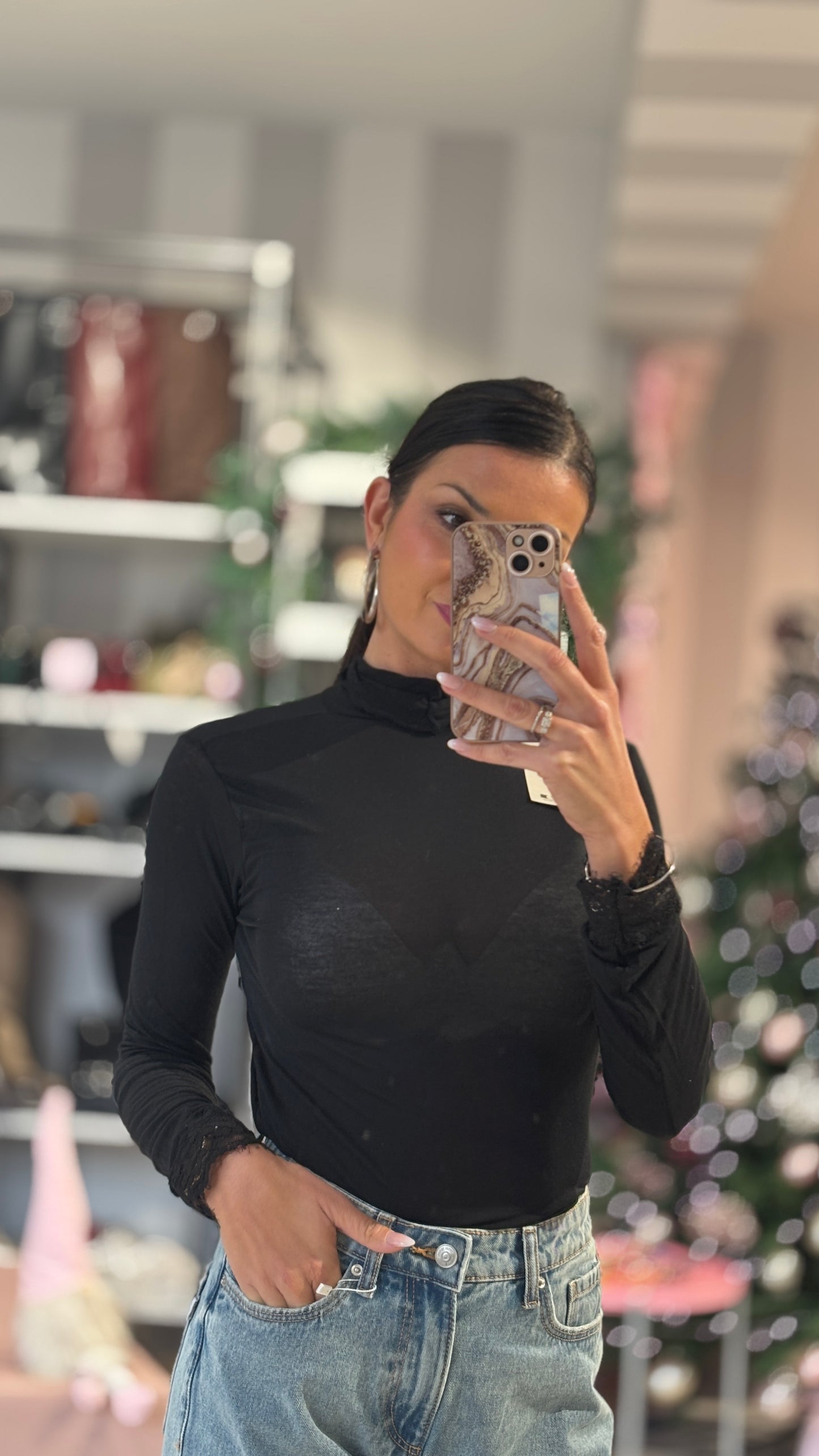 Maglia misto lana