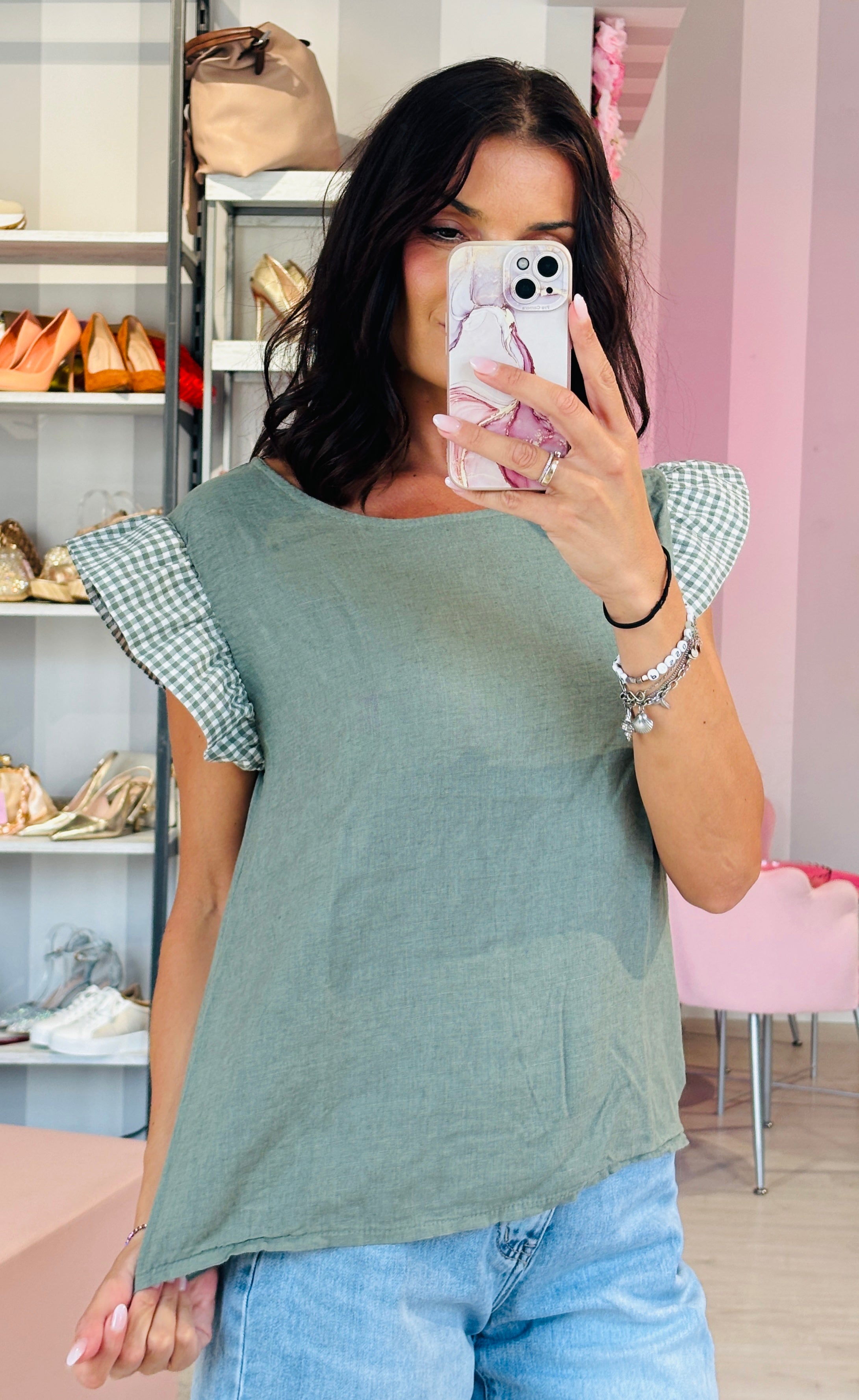 Maglia Lino Quadri