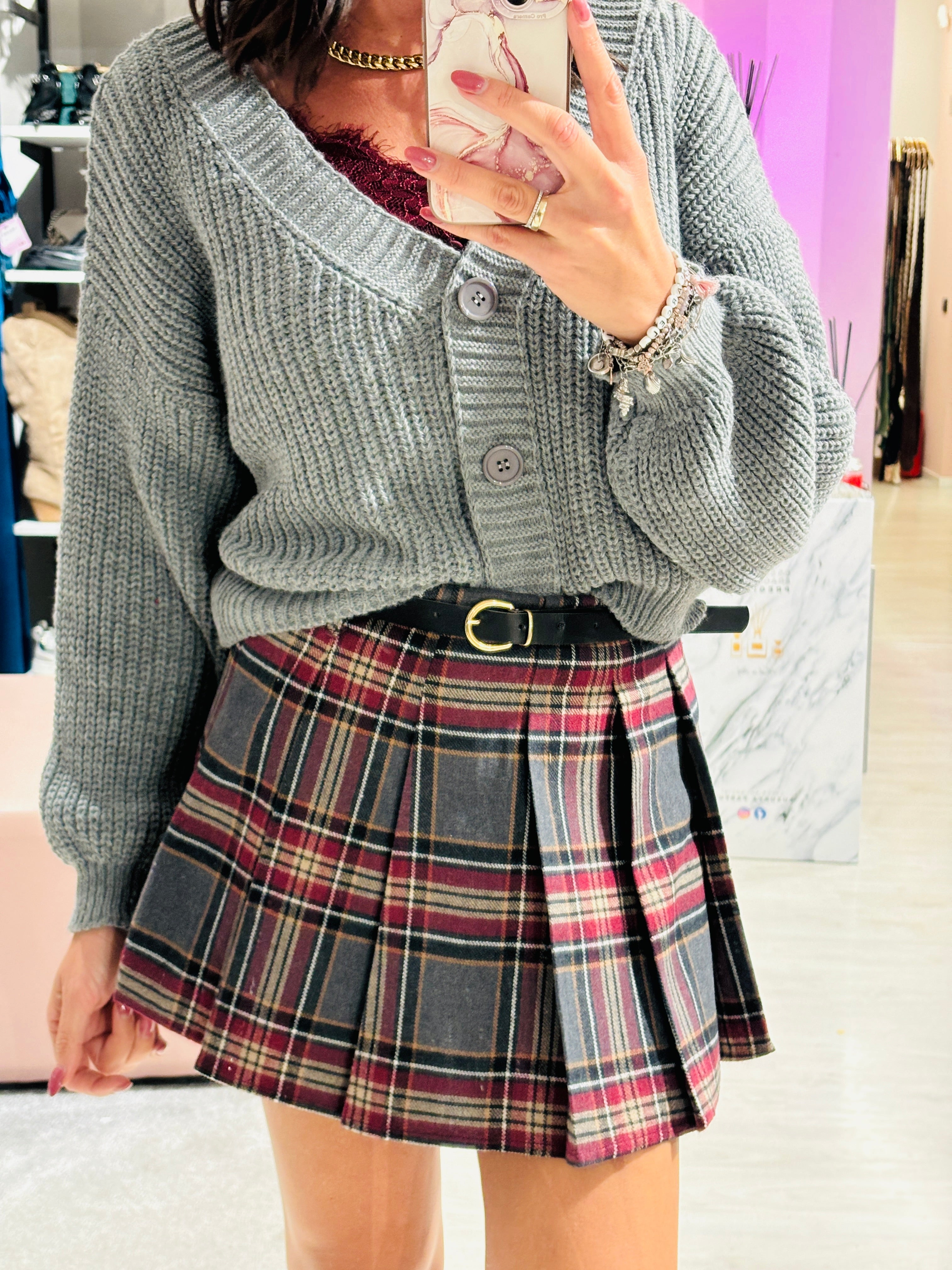 Gonna Check Skirt