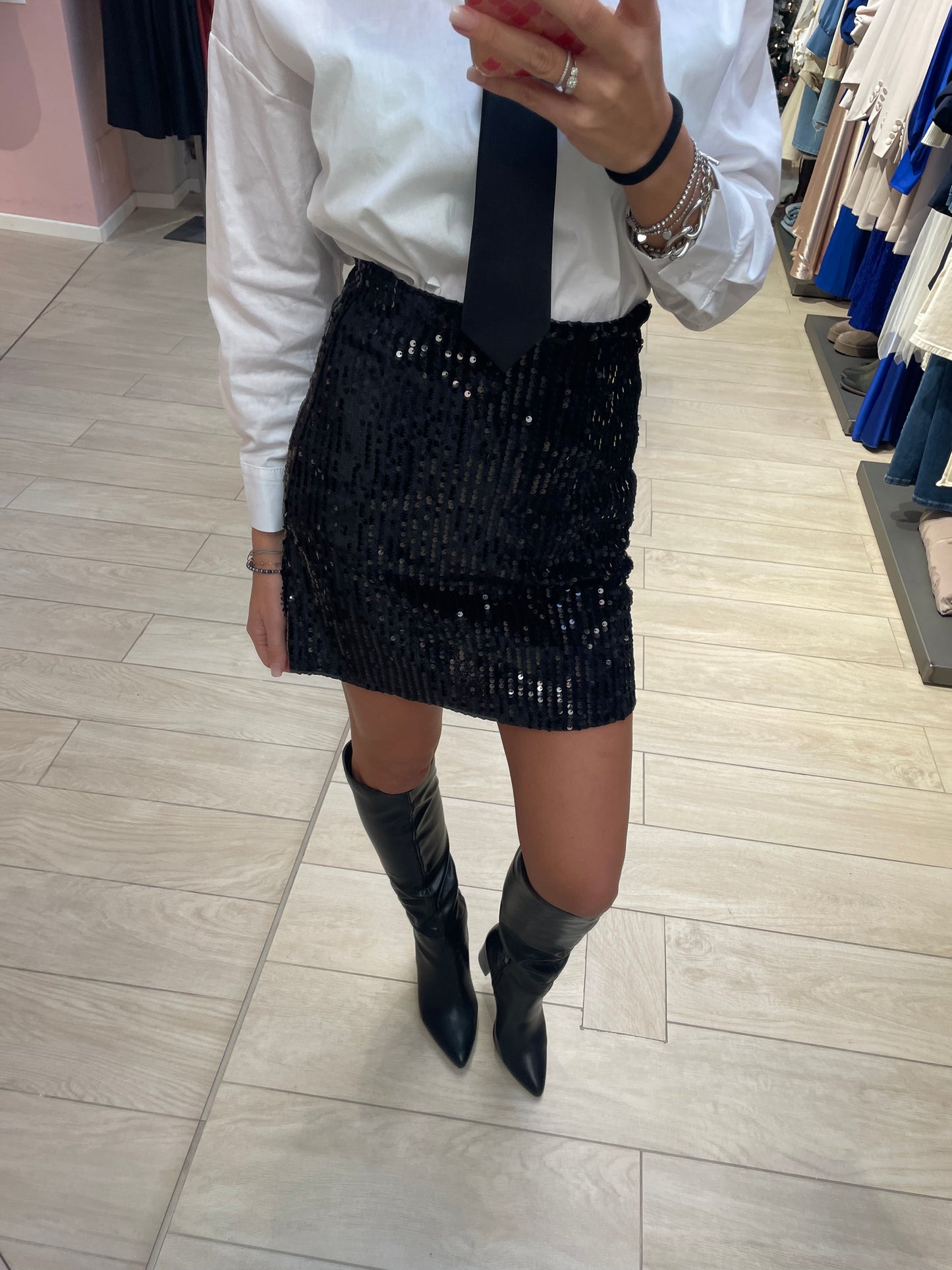 Minigonna Paillettes