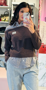 Pull camicia Love