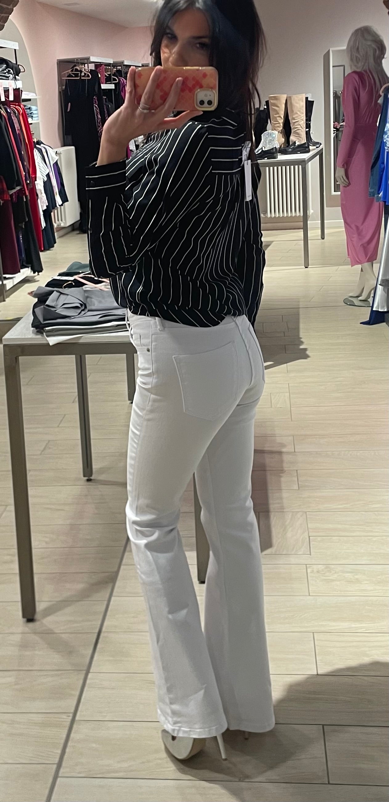 Jeans Zampa White