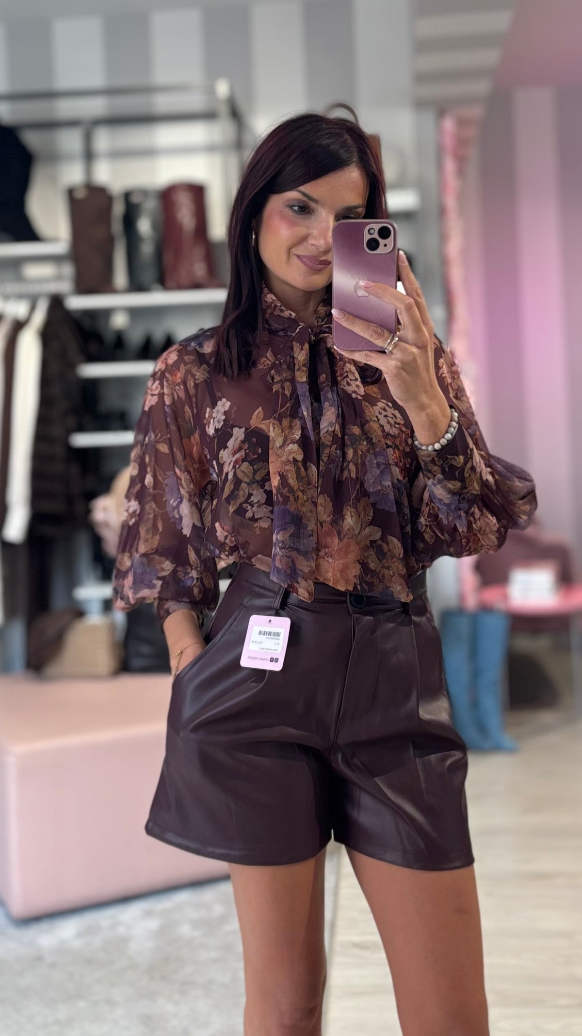 Pantaloncino Ecopelle