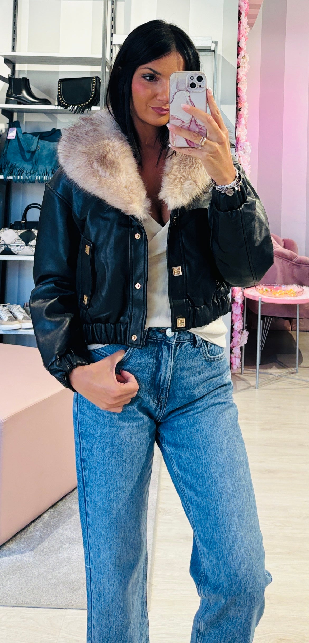 Bomber Ecopelliccia