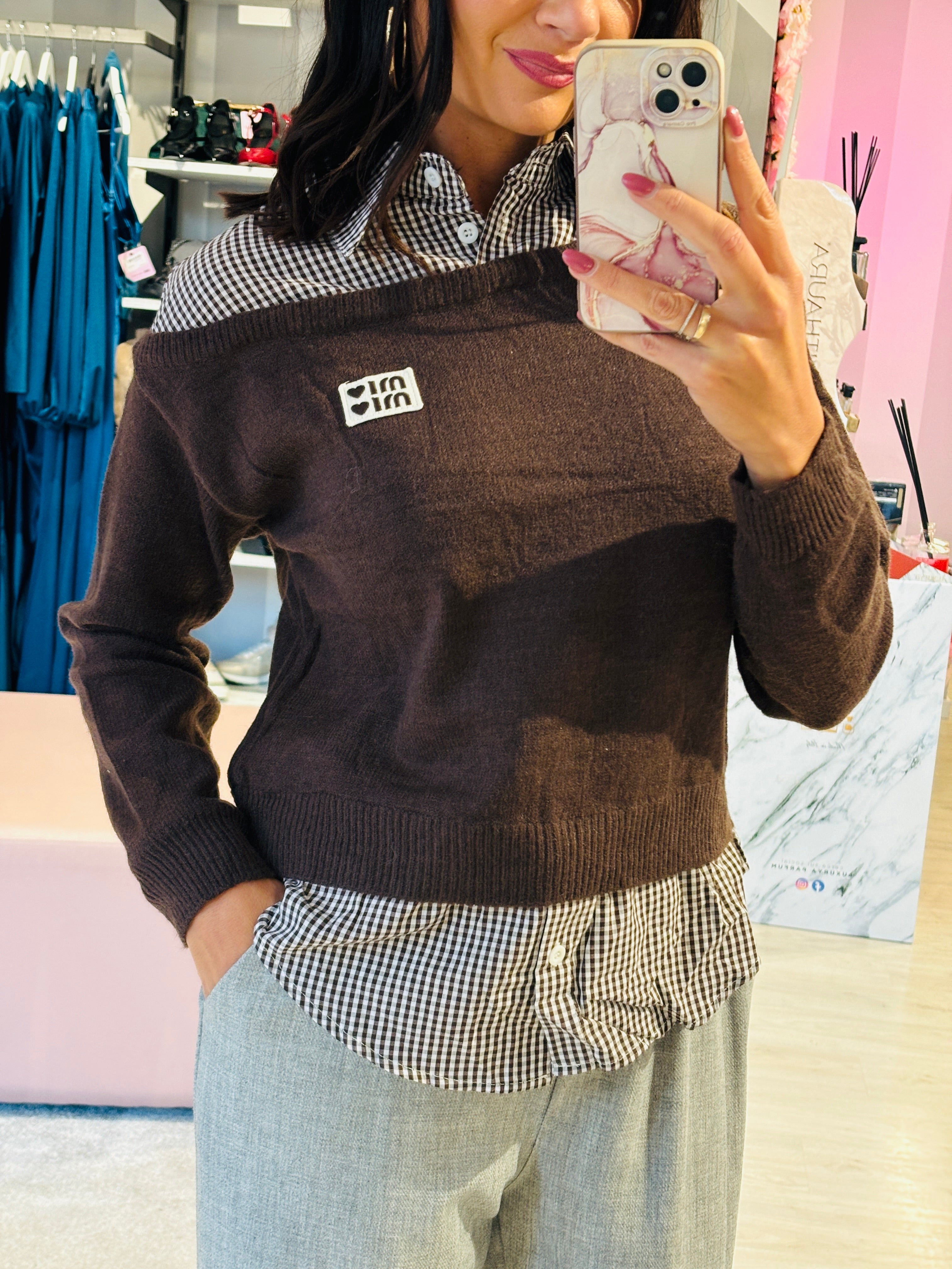 Pull camicia Love