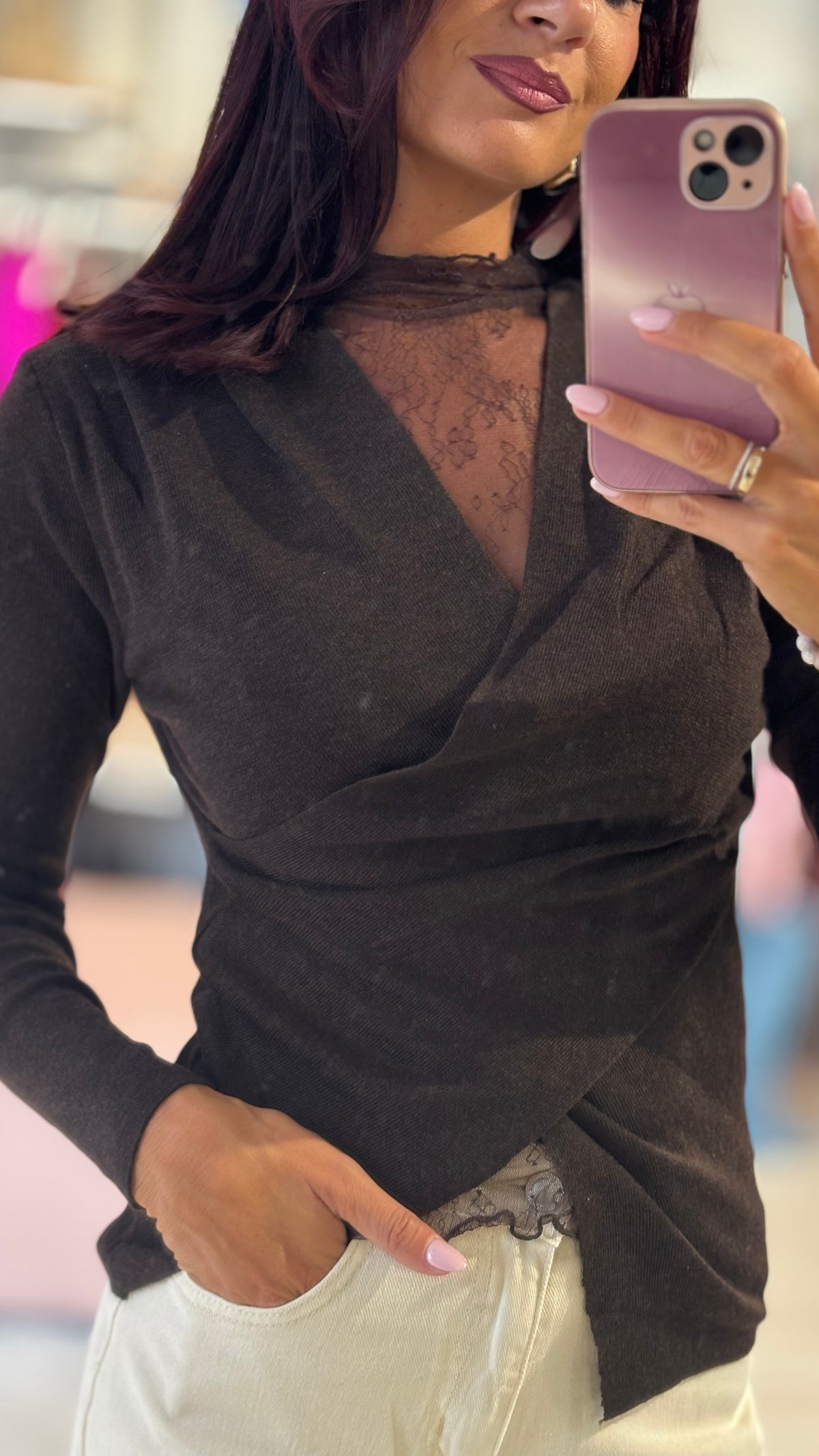 Maglia Pizzo Incrocio