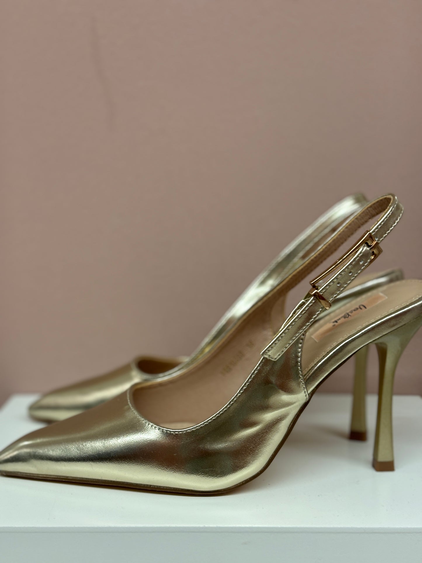 Slingback Pink-Gold