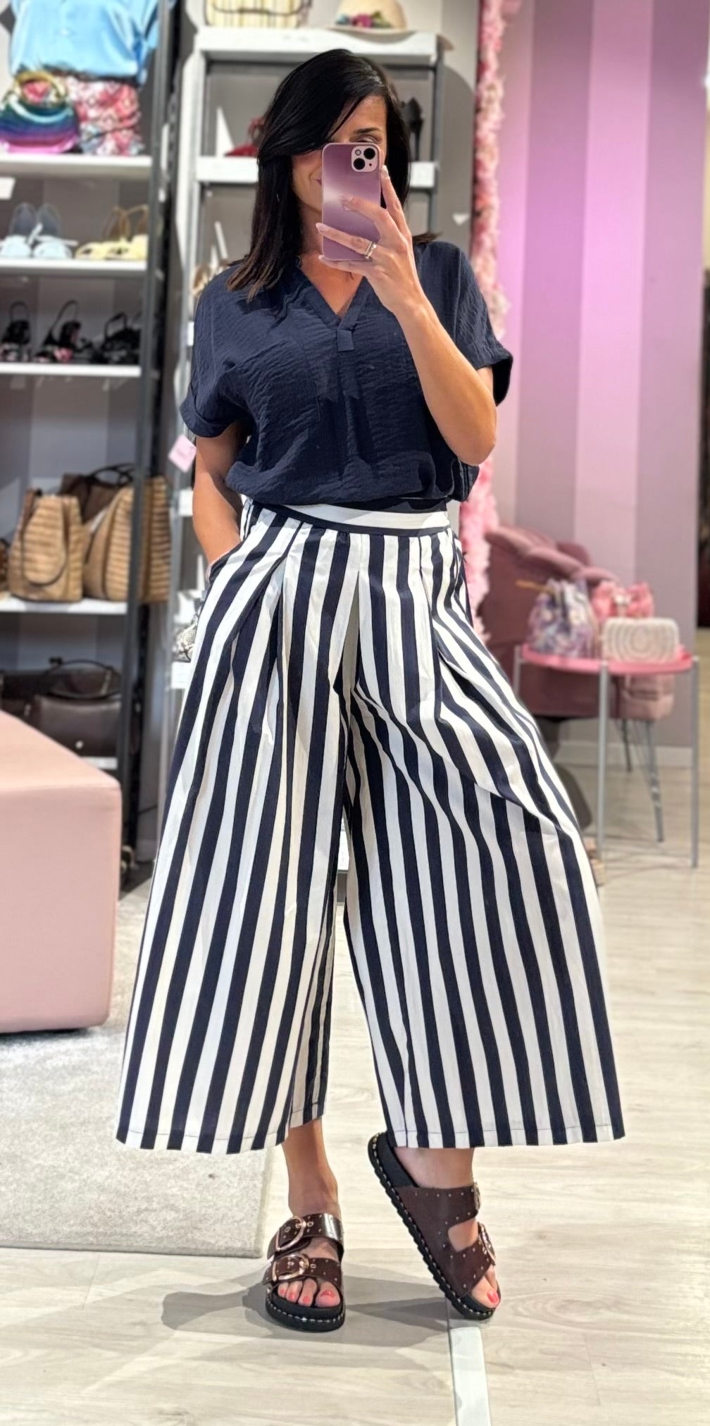 Pantalone Righe