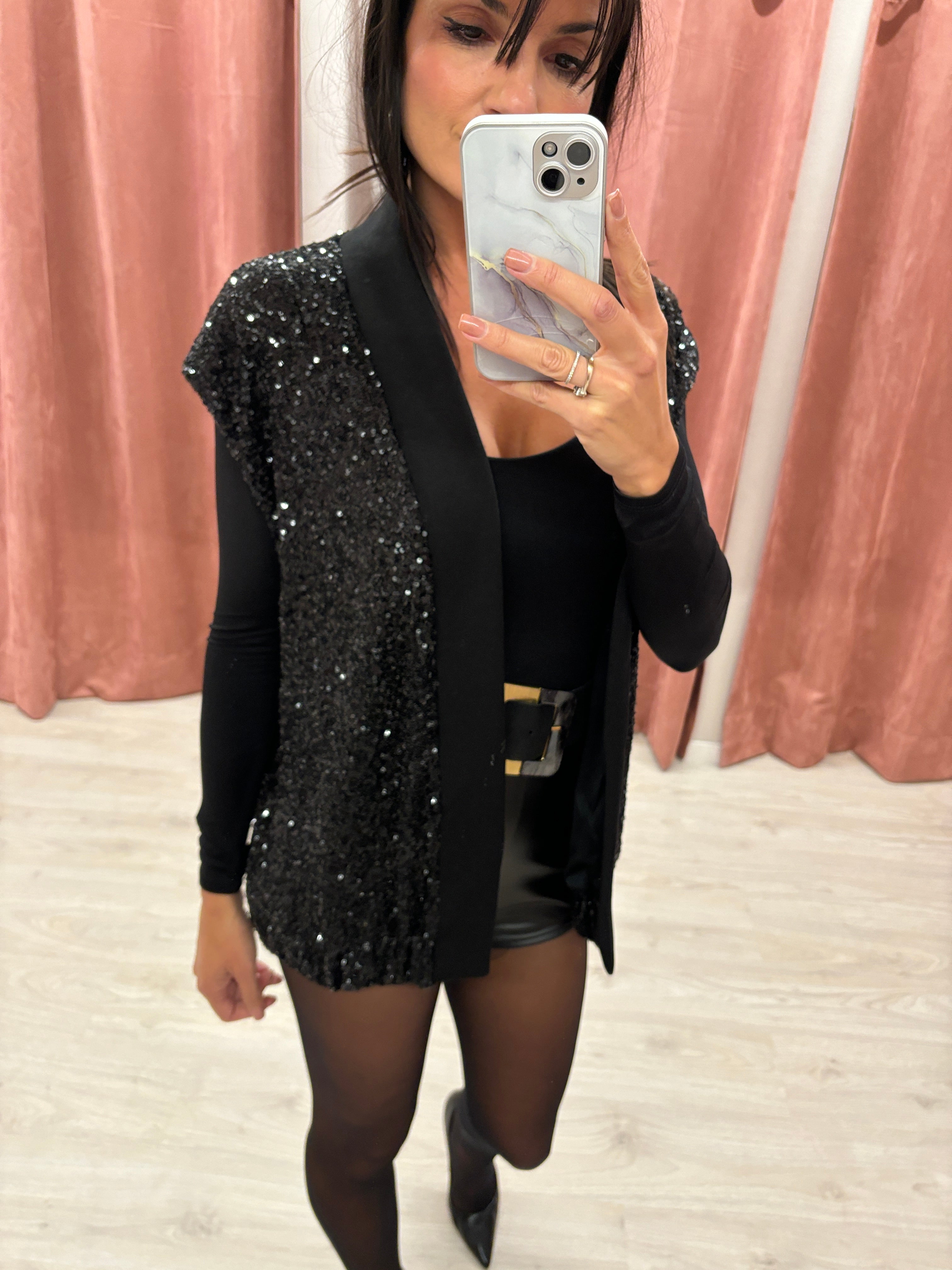 Gilet Paillettes