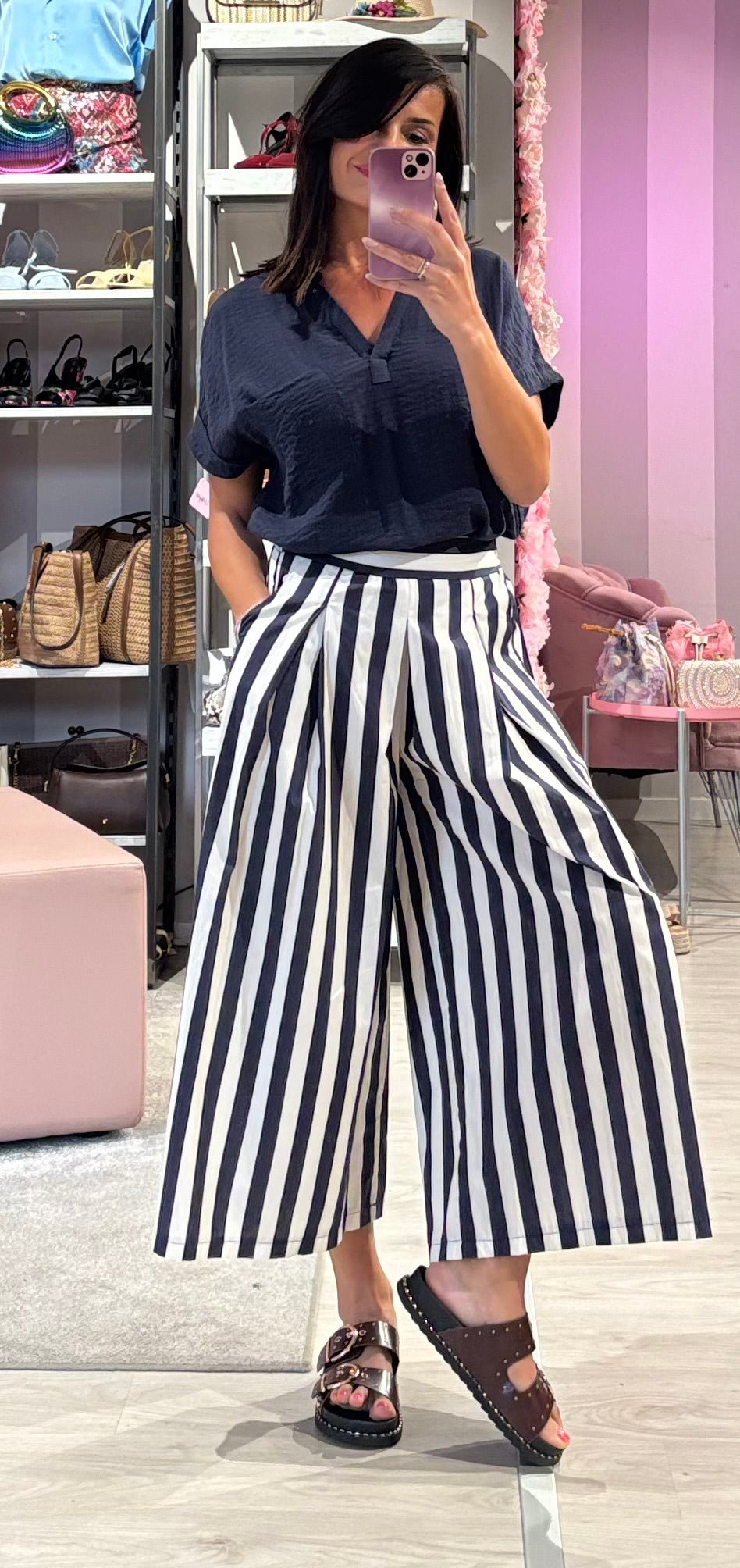 Pantalone Righe