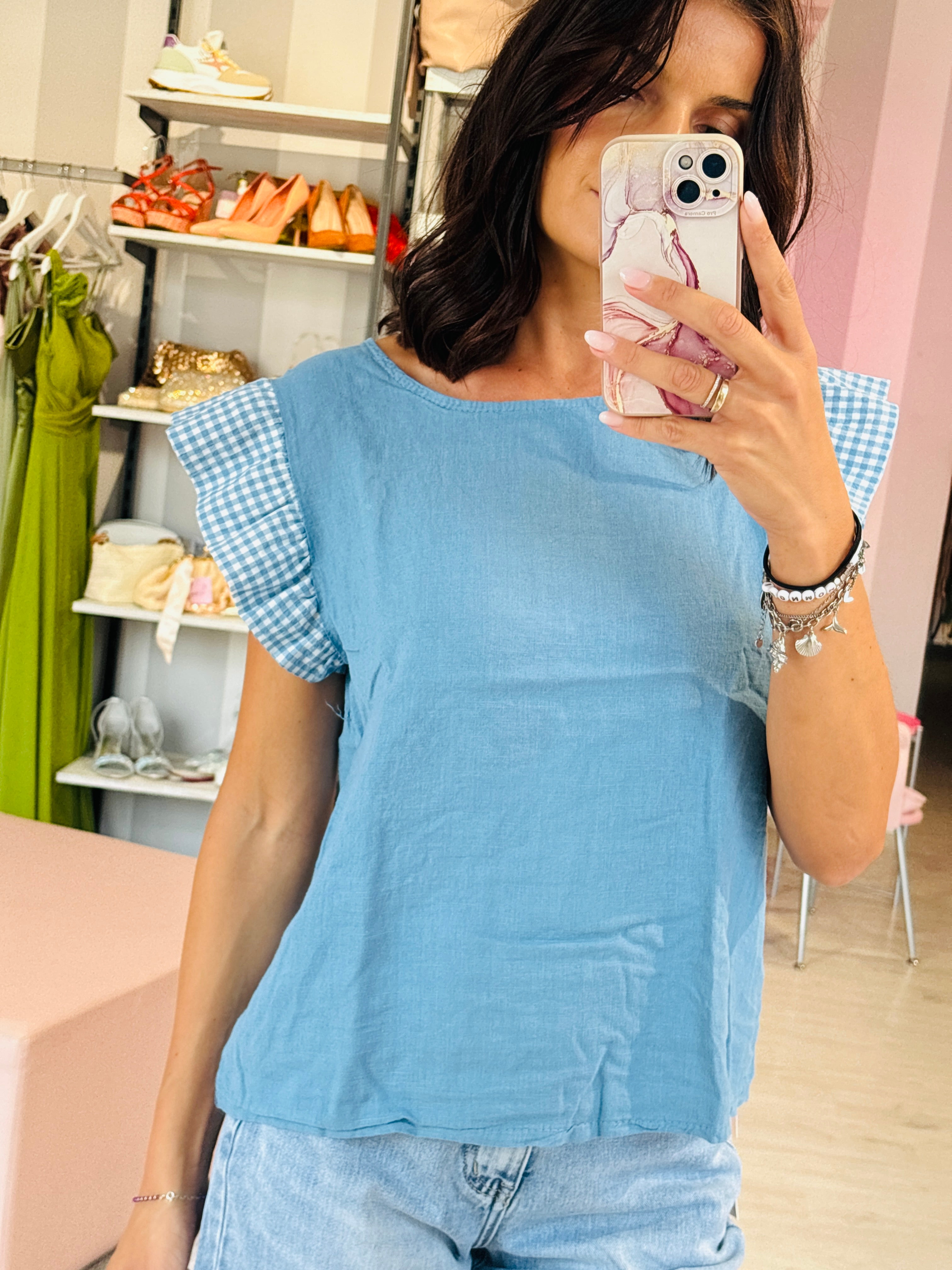 Maglia Lino Quadri