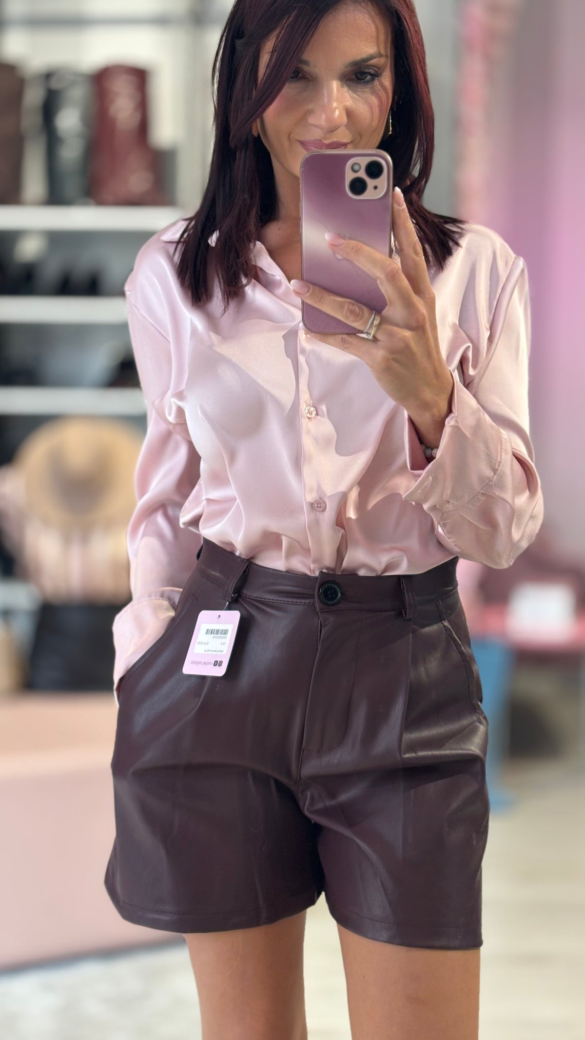 Pantaloncino Ecopelle