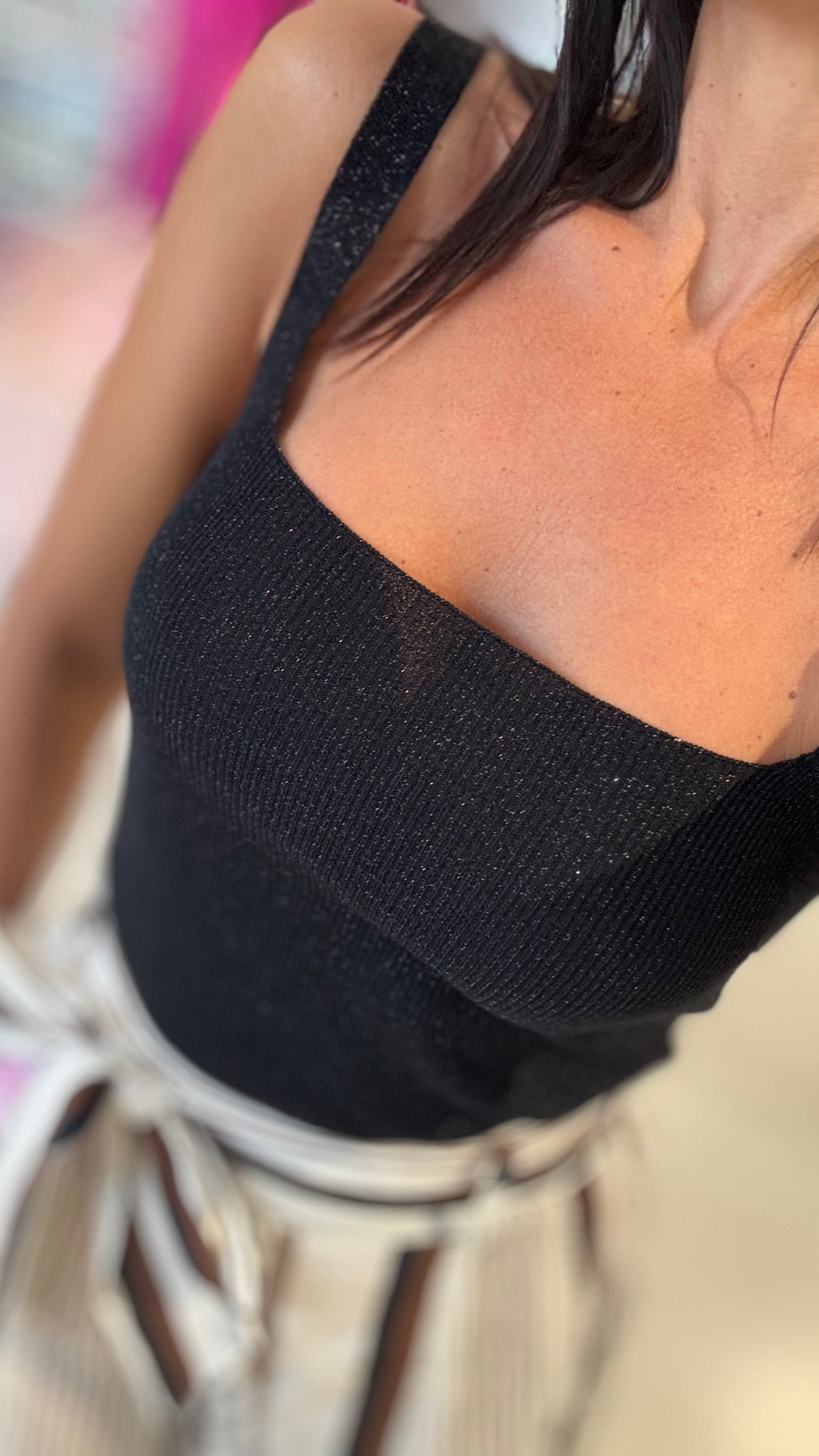 Canotta Lurex Crop