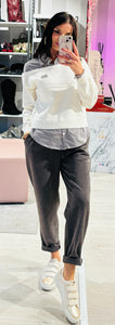 Pull camicia Love