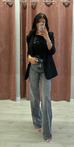 Jeans Palazzo Black