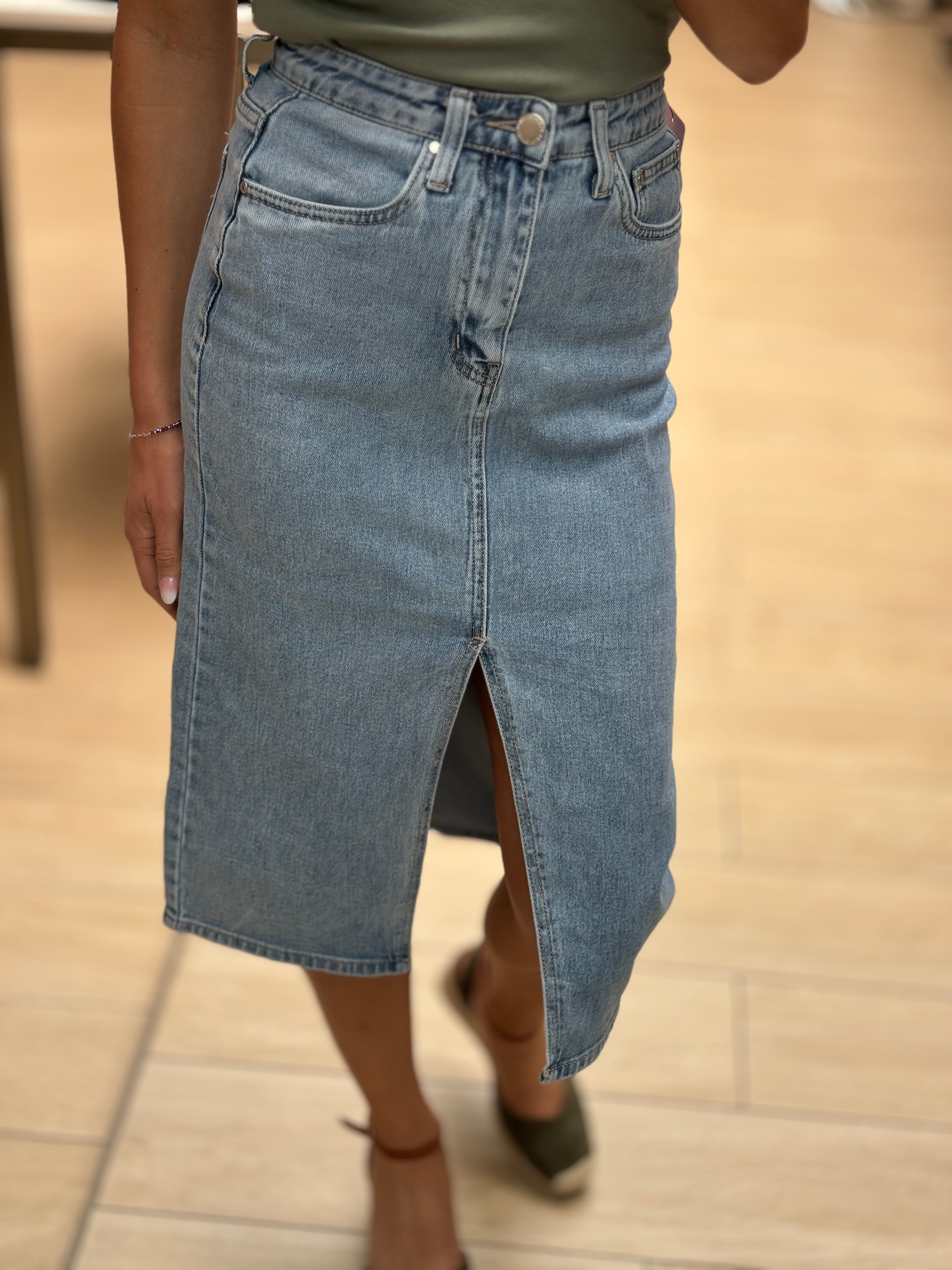 Gonna Jeans Longuette