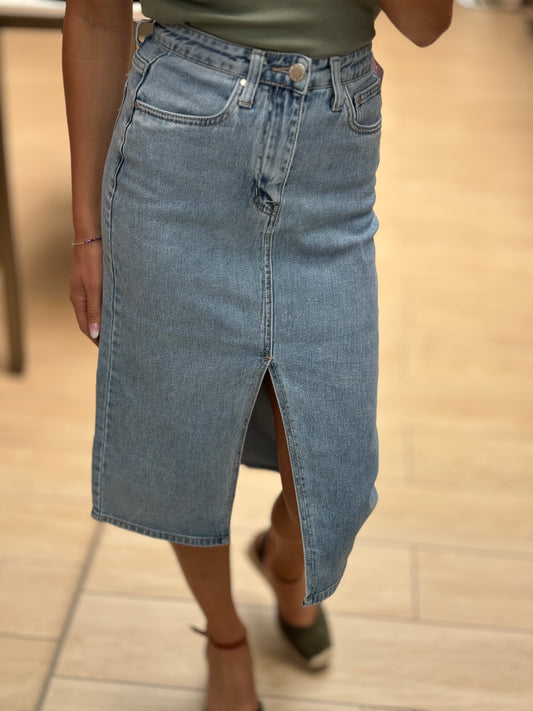Gonna Jeans Longuette