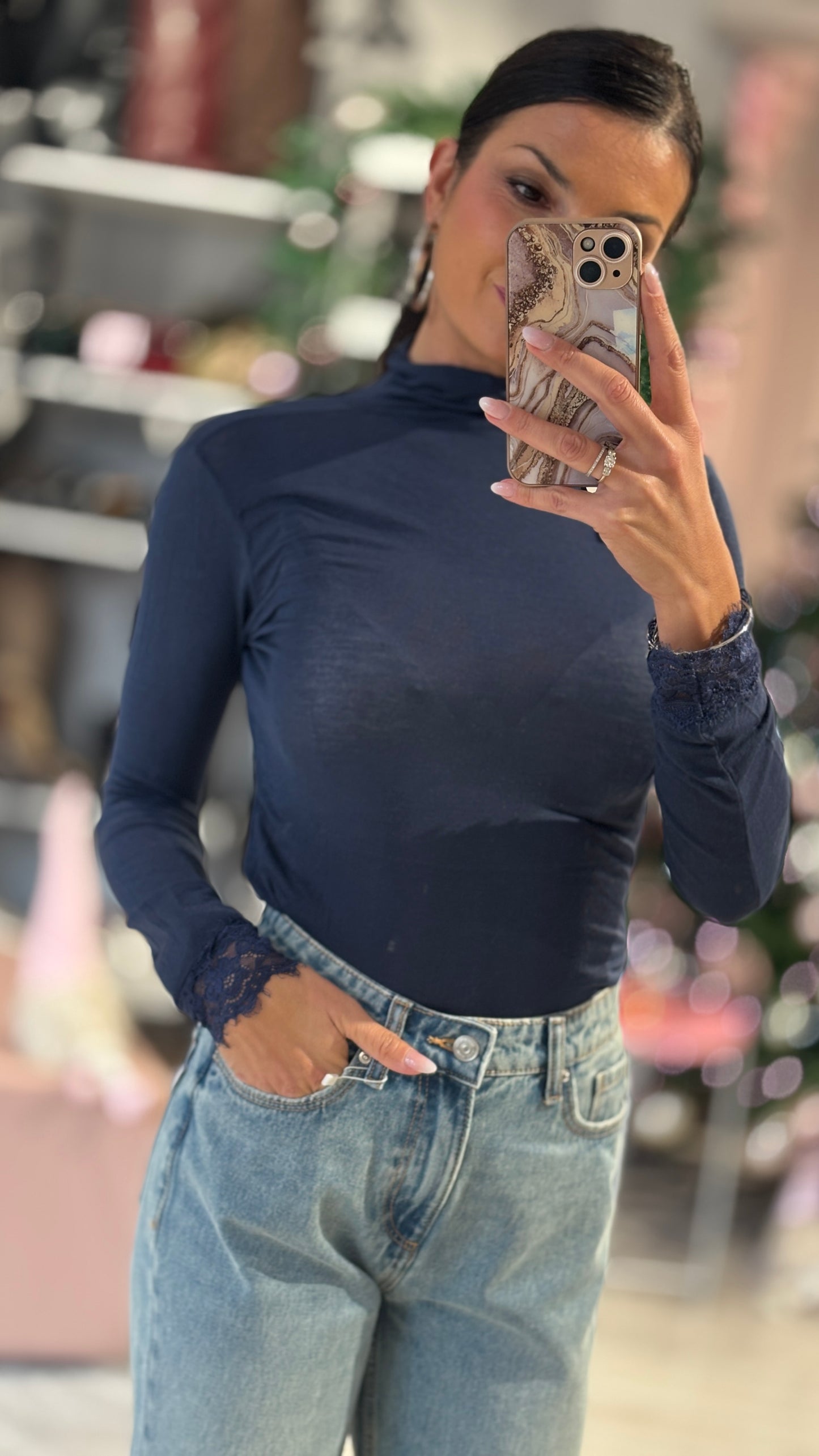 Maglia misto lana