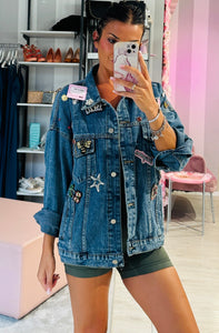 Giacca Denim Pop