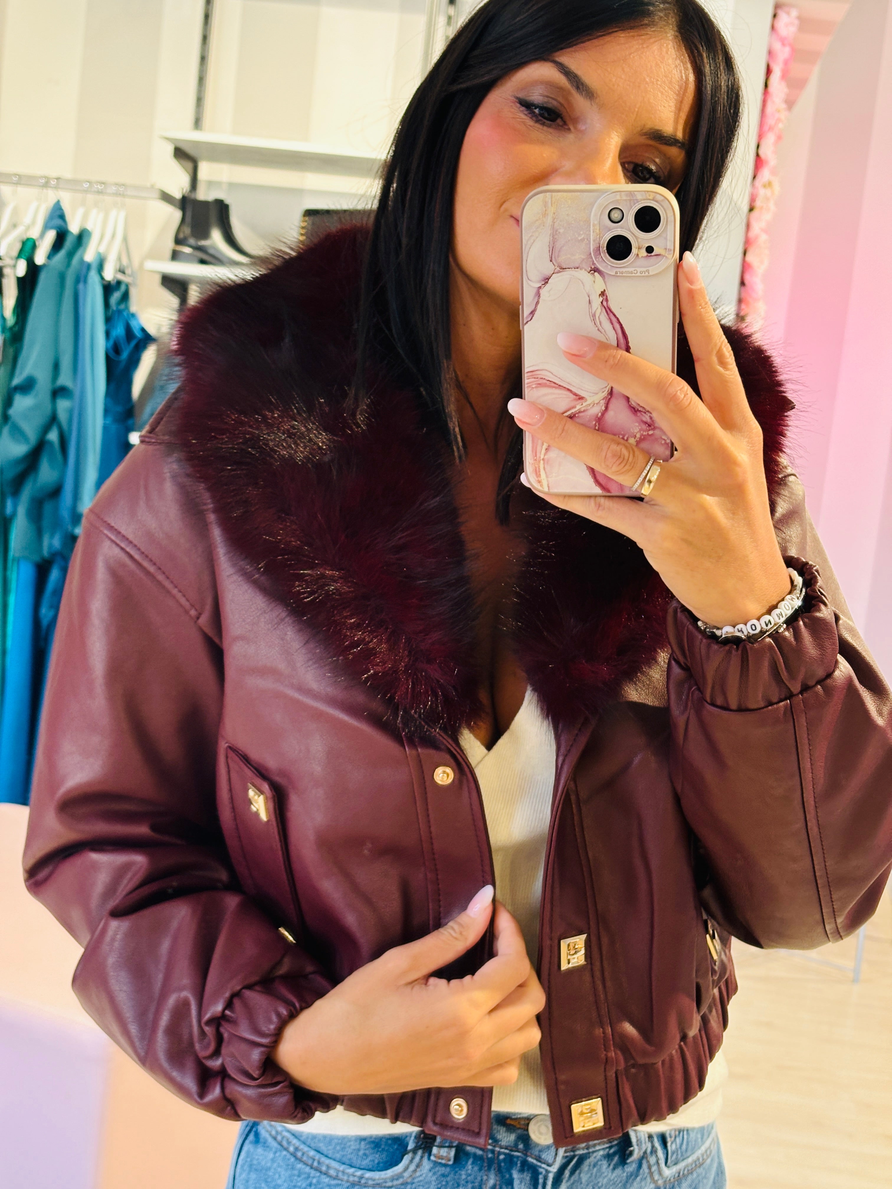 Bomber Ecopelliccia