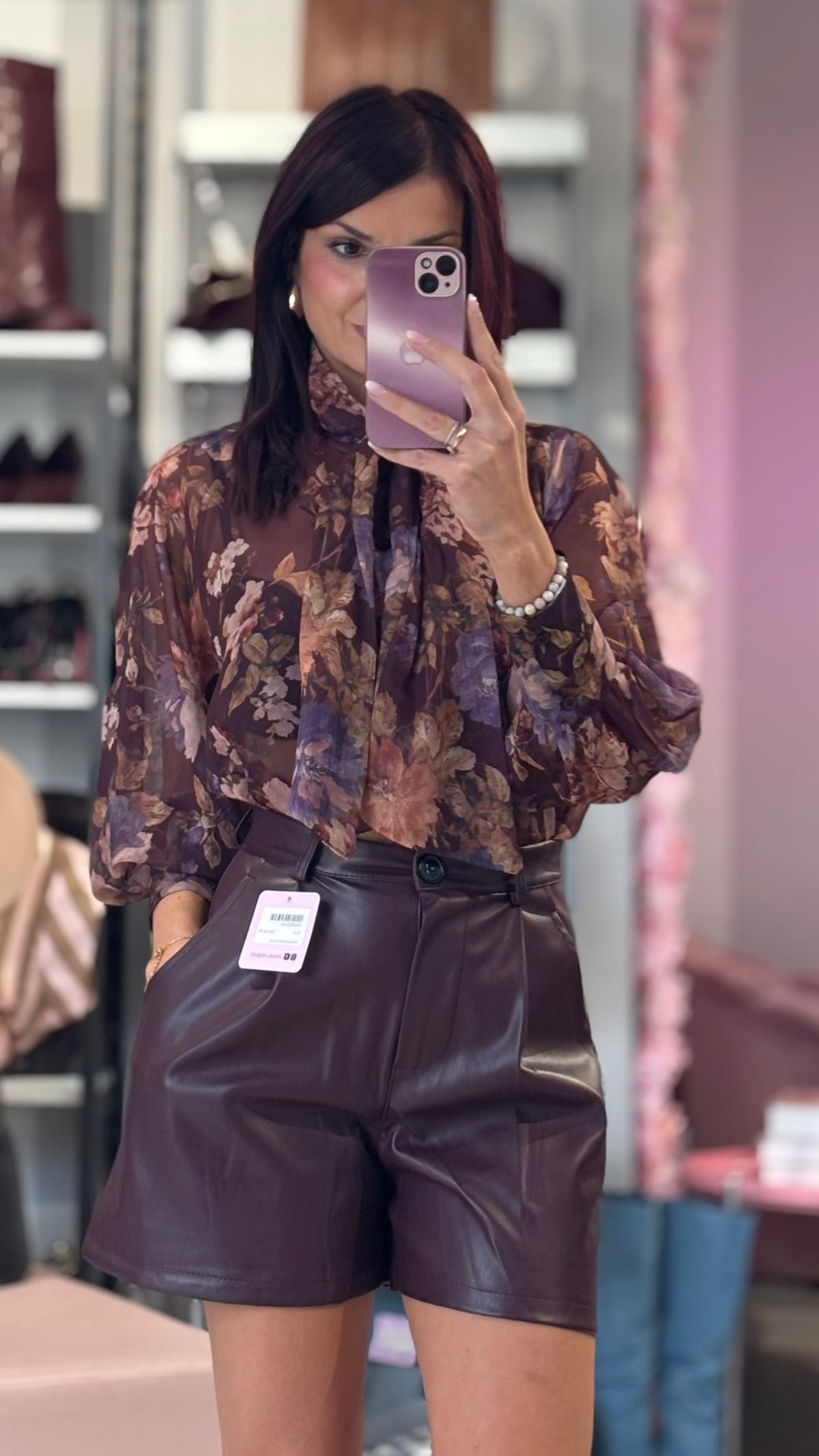 Pantaloncino Ecopelle