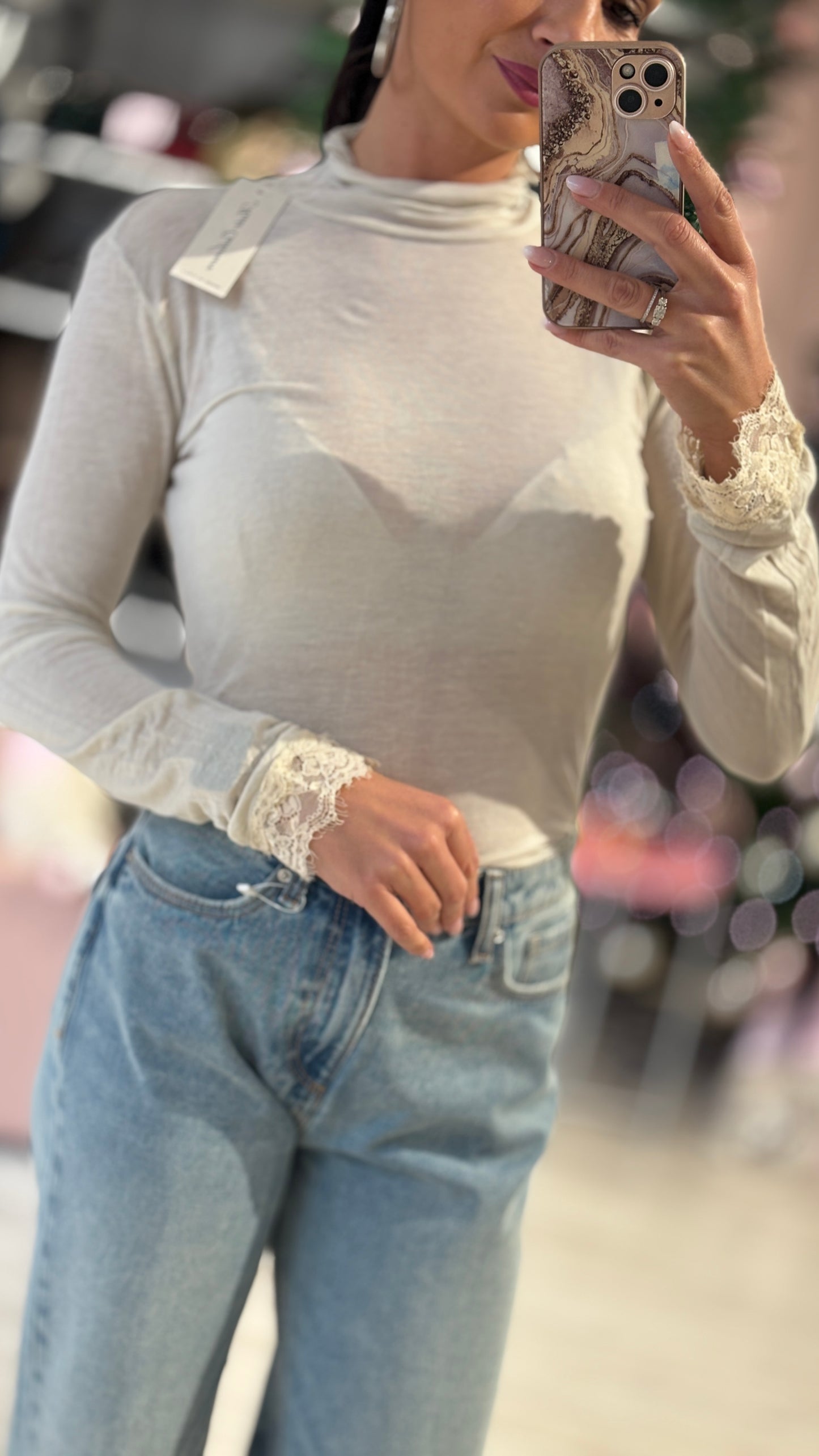 Maglia misto lana