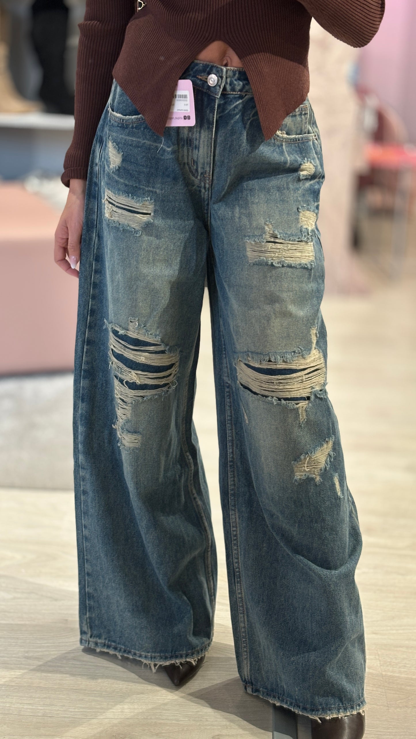 Jeans Strappo