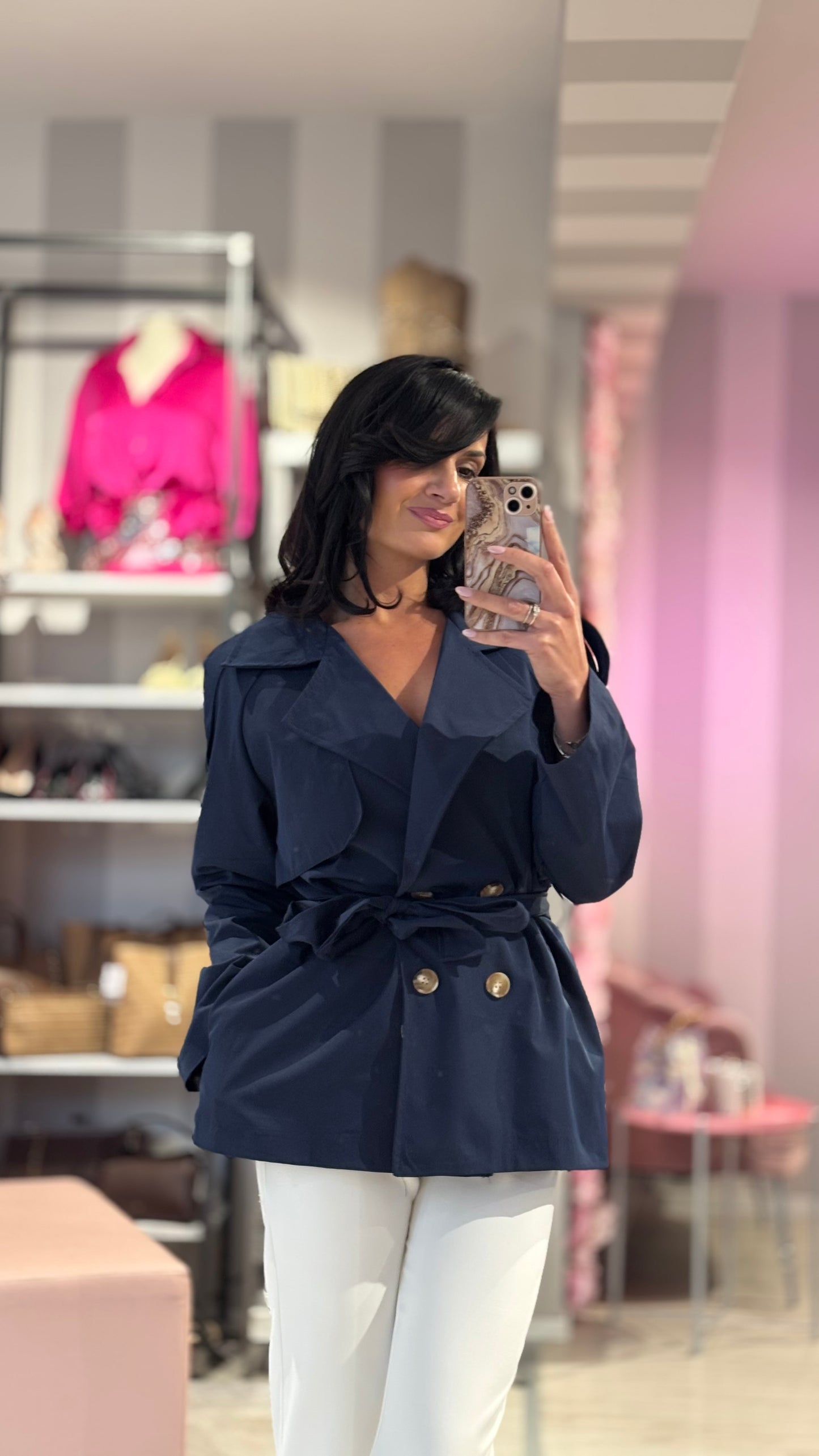 Trench skirt