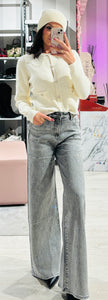 Jeans Sparkly Grey