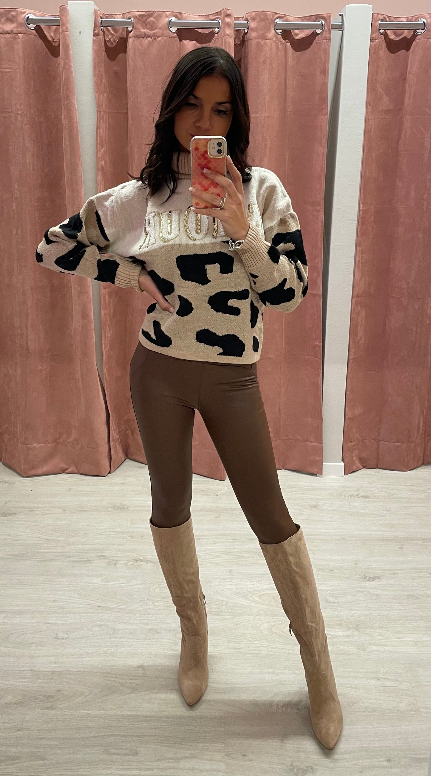 Leggings Ecopelle