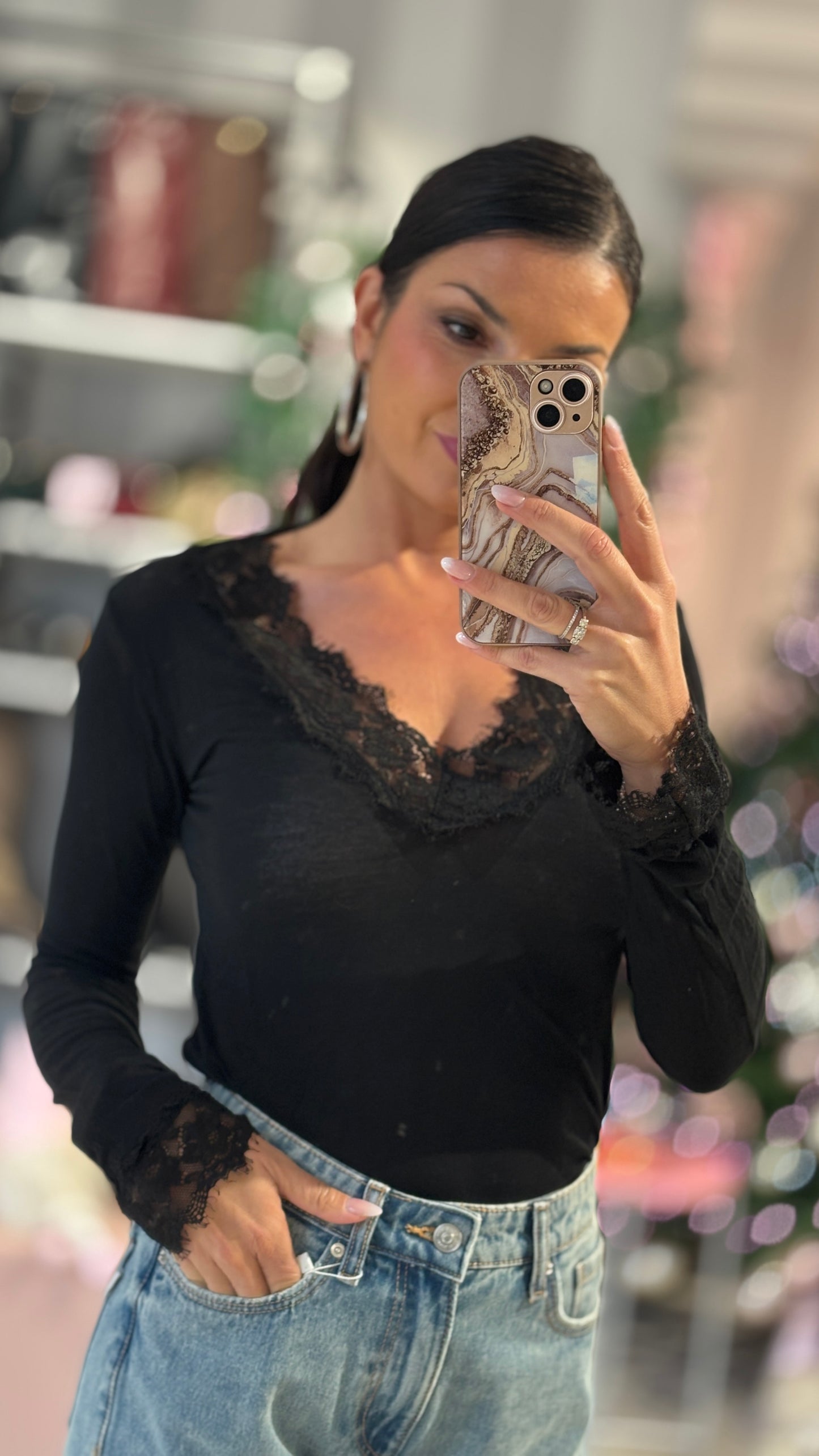 Maglia misto lana